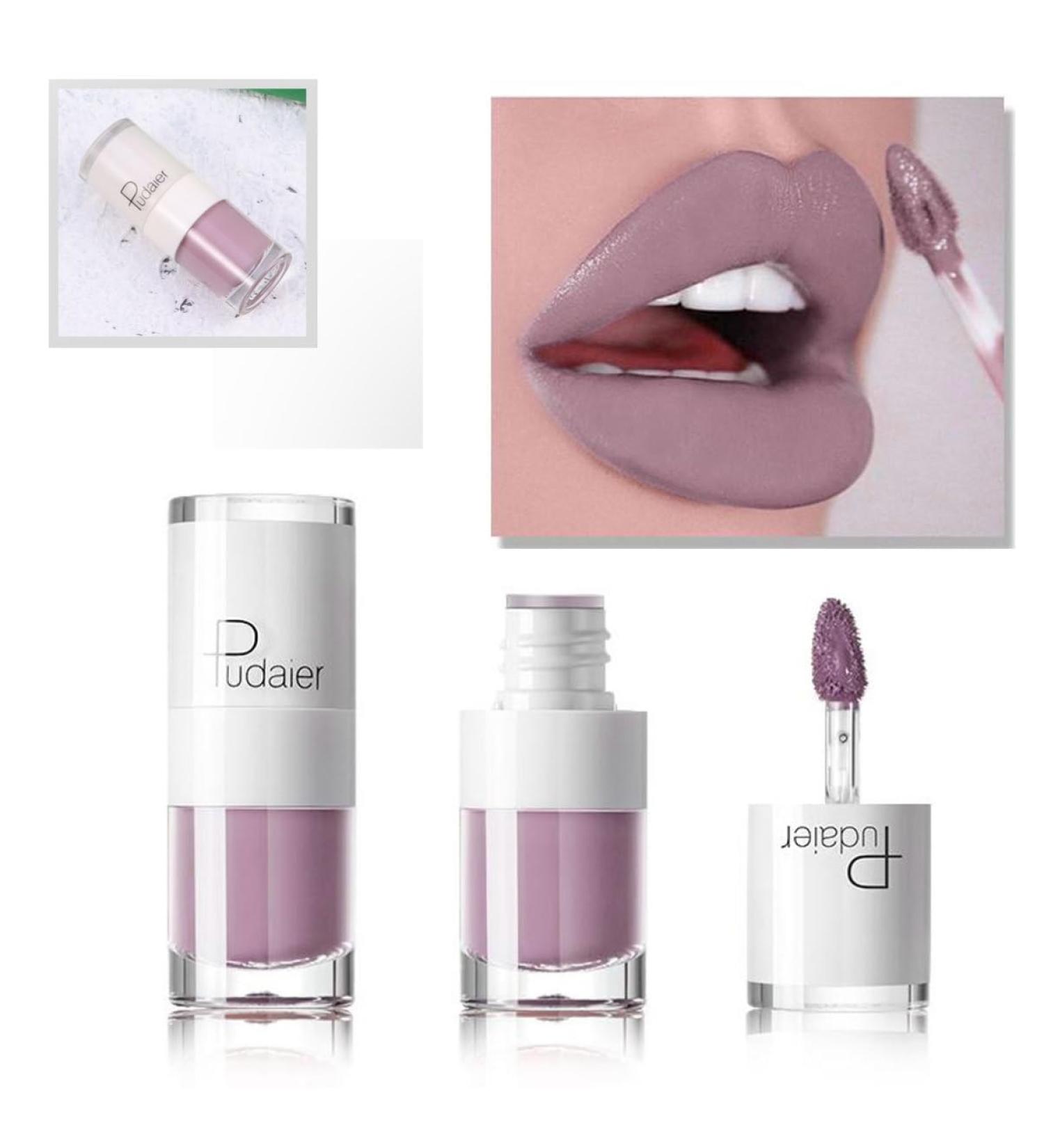 Buy Miss Purple Waterproof Matte Lipstick | Long-Lasting Liquid Lip Gloss 0.04 oz - Women's Makeup - Buy Online on GoSupps.com