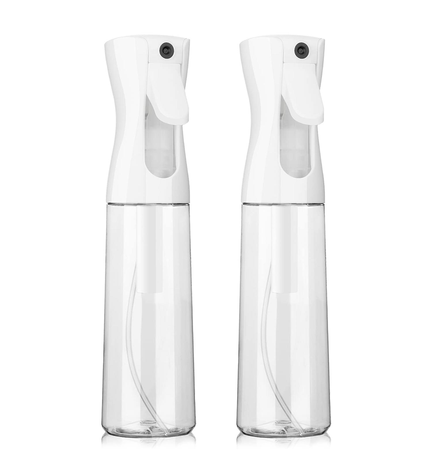 2 Pack 6.7oz Empty Continuous Spray Bottles - Ultra Fine Mister for Cooking, Cleaning, Hairstyling - Propellant Free - Clear 200ml - Buy Online on GoSupps.com