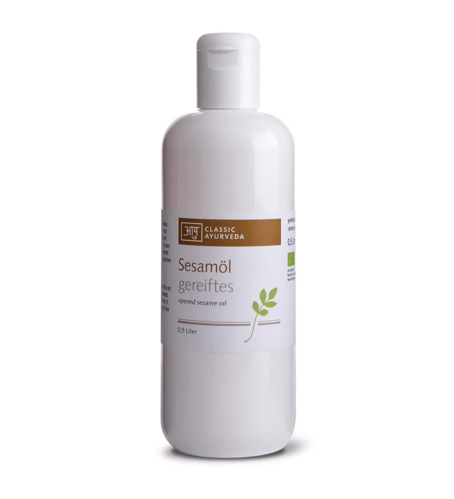 Classic Ayurveda - Sesame oil (mature) organic - 500 ml 500 ml (1 pack)