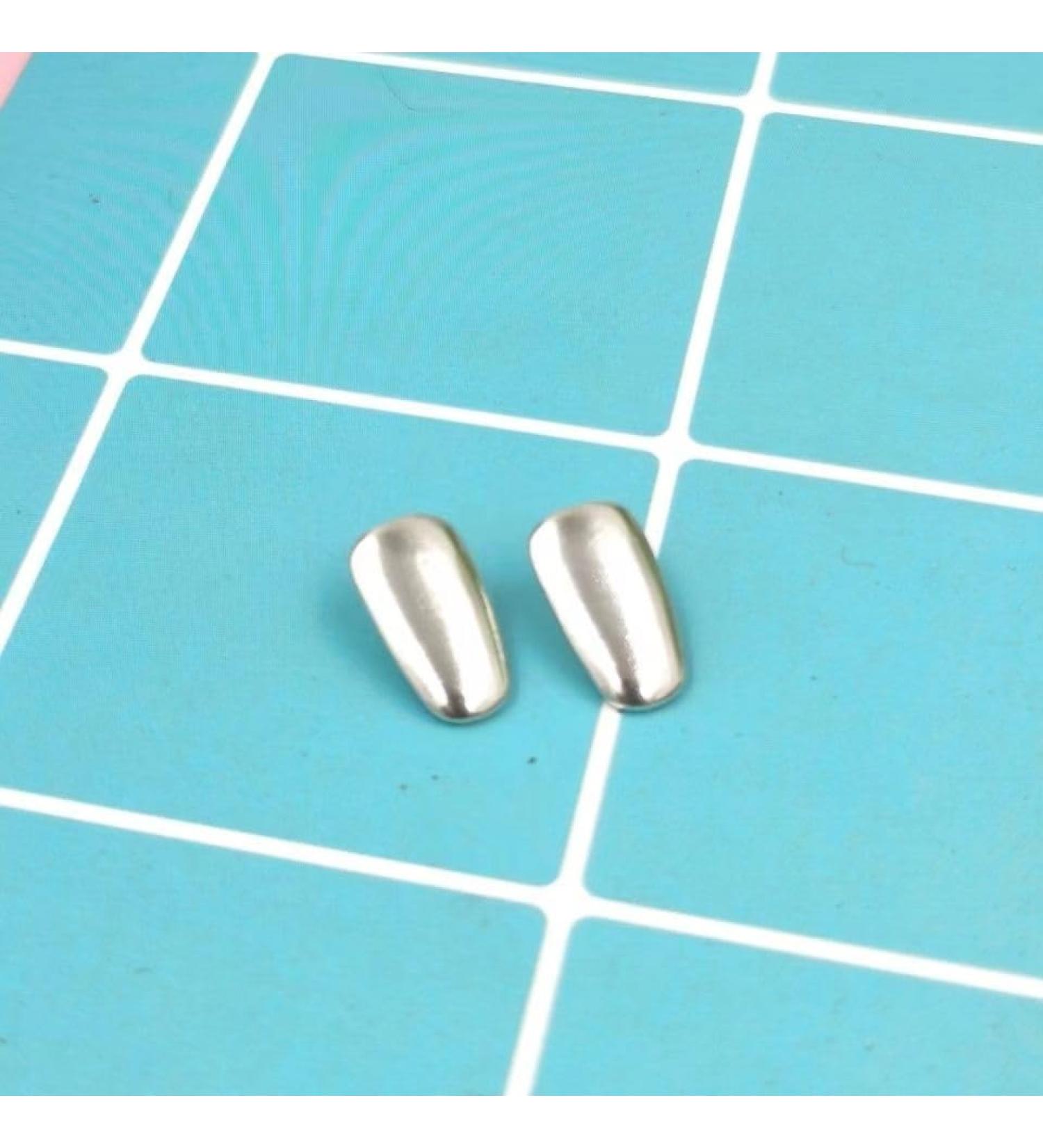 Enesea S925 Silver Nose Bracket for Glasses - Anti-Allergic & Trace-Free (1 Pair 1 cm) - Buy Online on GoSupps.com