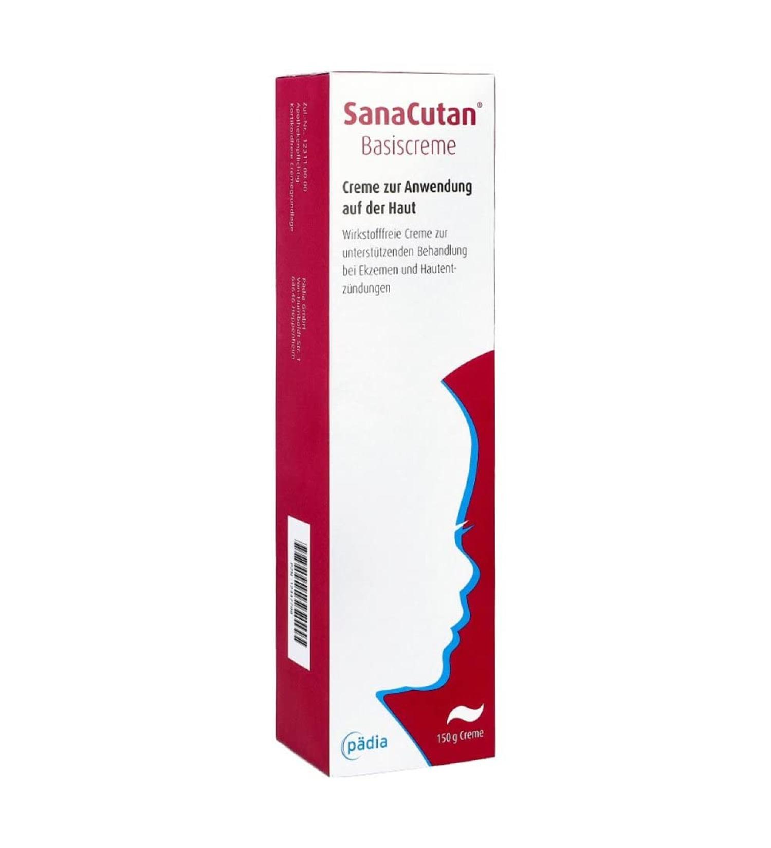 Sanacutan Base Cream 150g - Soothing Hydration for Dry Skin | International Shipping Available - Buy Online on GoSupps.com