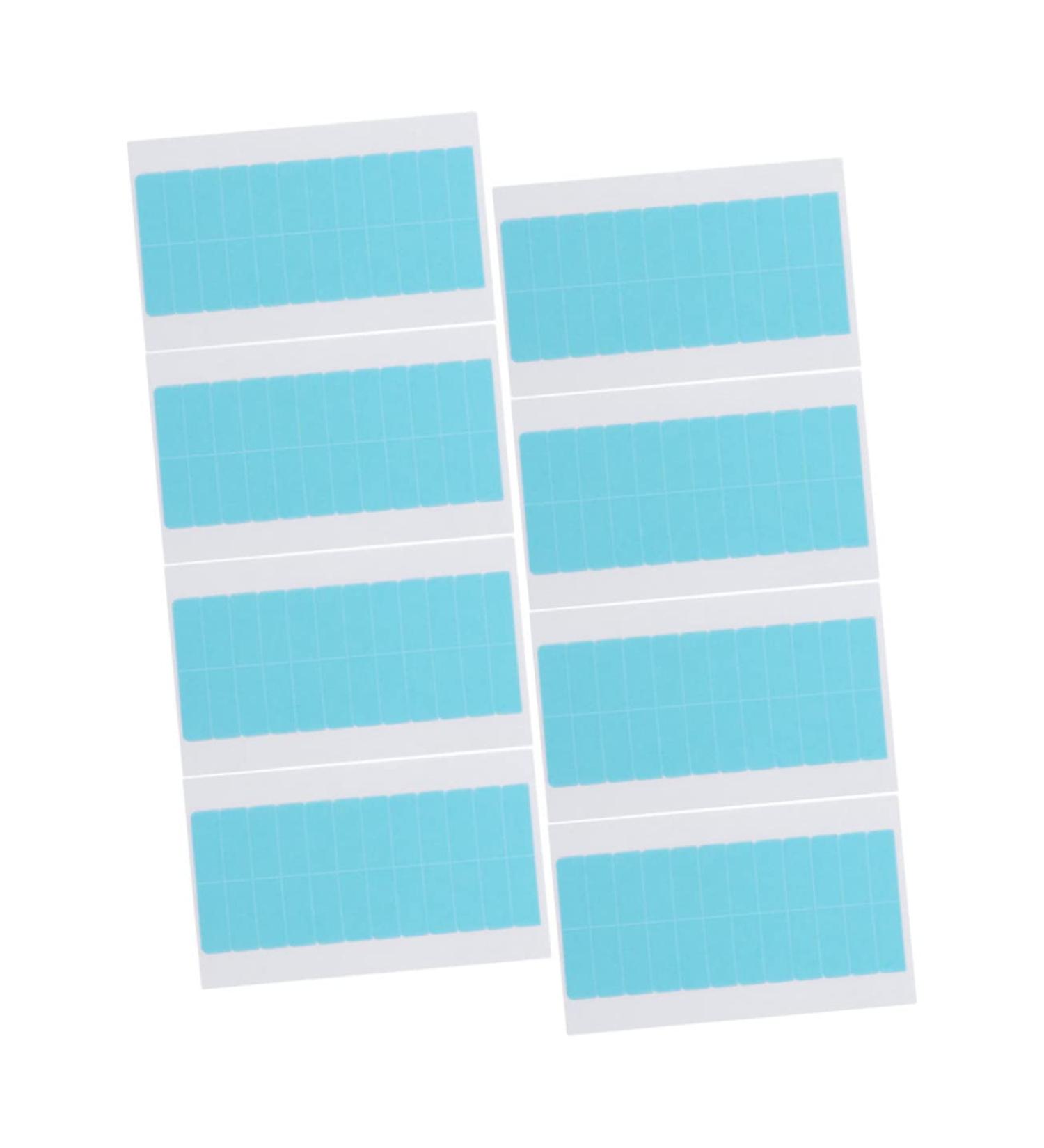 VINTORKY 8 Sheets Seamless Hair Extensions Hair Ties for Women Double Sided Extension Tape Hair Extension Holder Two Sided Tape Lace Wig Tape Double Sided Film Women's Pu No Trace - Buy Online on GoSupps.com