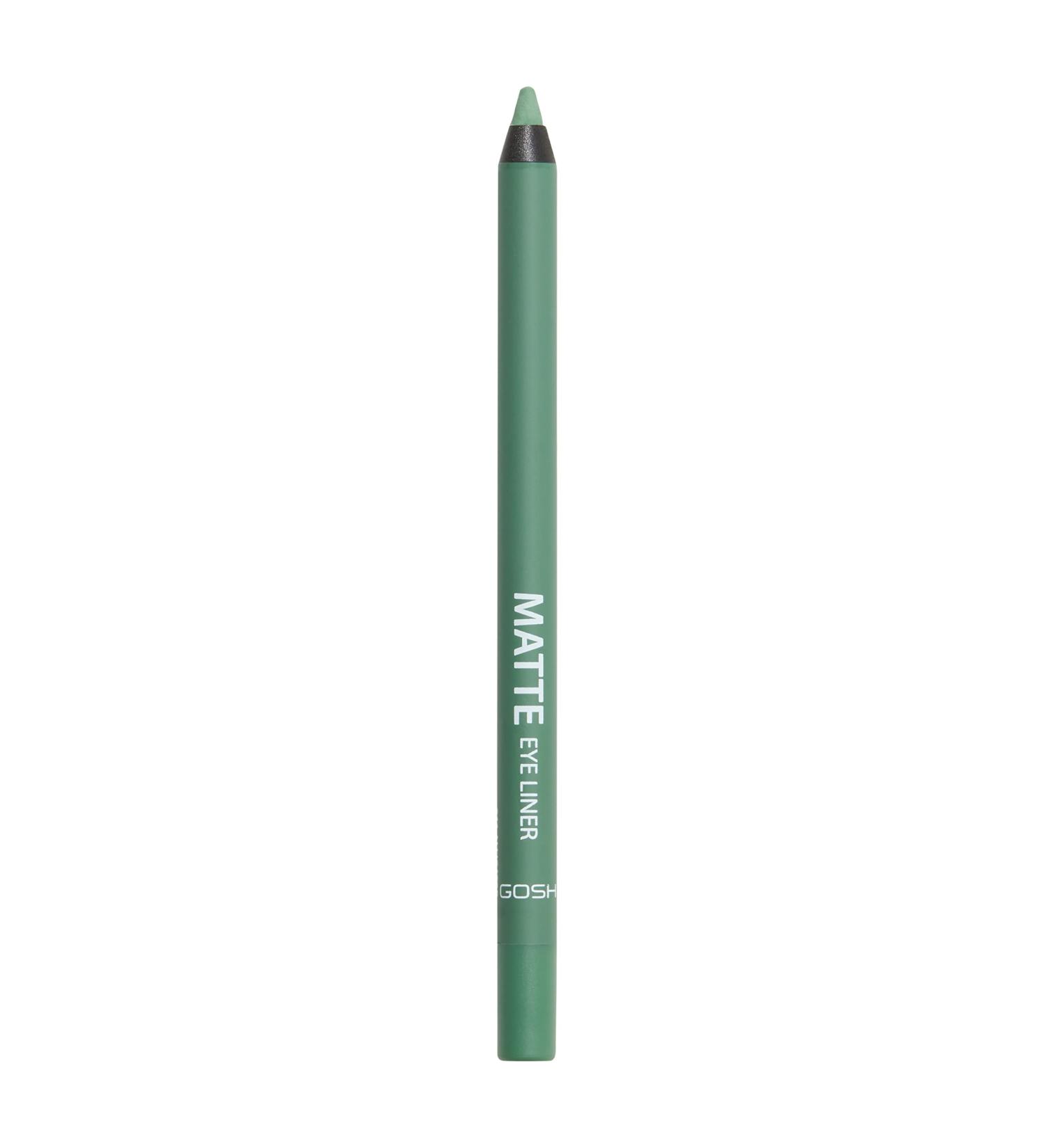 Gosh Matte Eyeliner in Fresh Green - Creamy High Opacity Vegan & Perfume-Free for Smokey Eyes | 011 Alligator 1 Piece | International Shipping Available - Buy Online on GoSupps.com