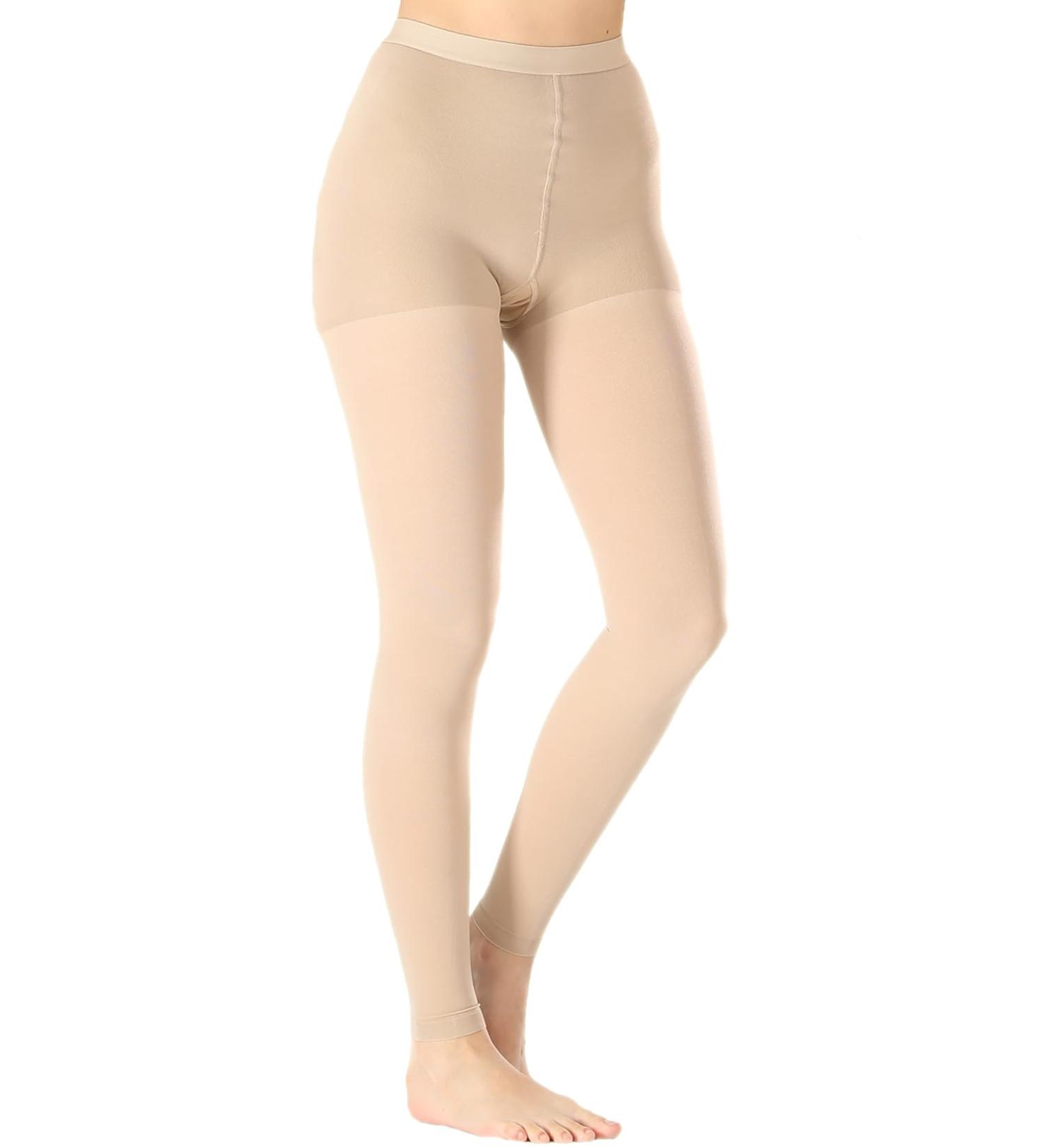 Buy 20-30 mmHg Medical Compression Pantyhose for Men & Women | Footless Waist High Support Hose for Edema & Varicose Veins | 5X-Large Shipping Worldwide - Buy Online on GoSupps.com