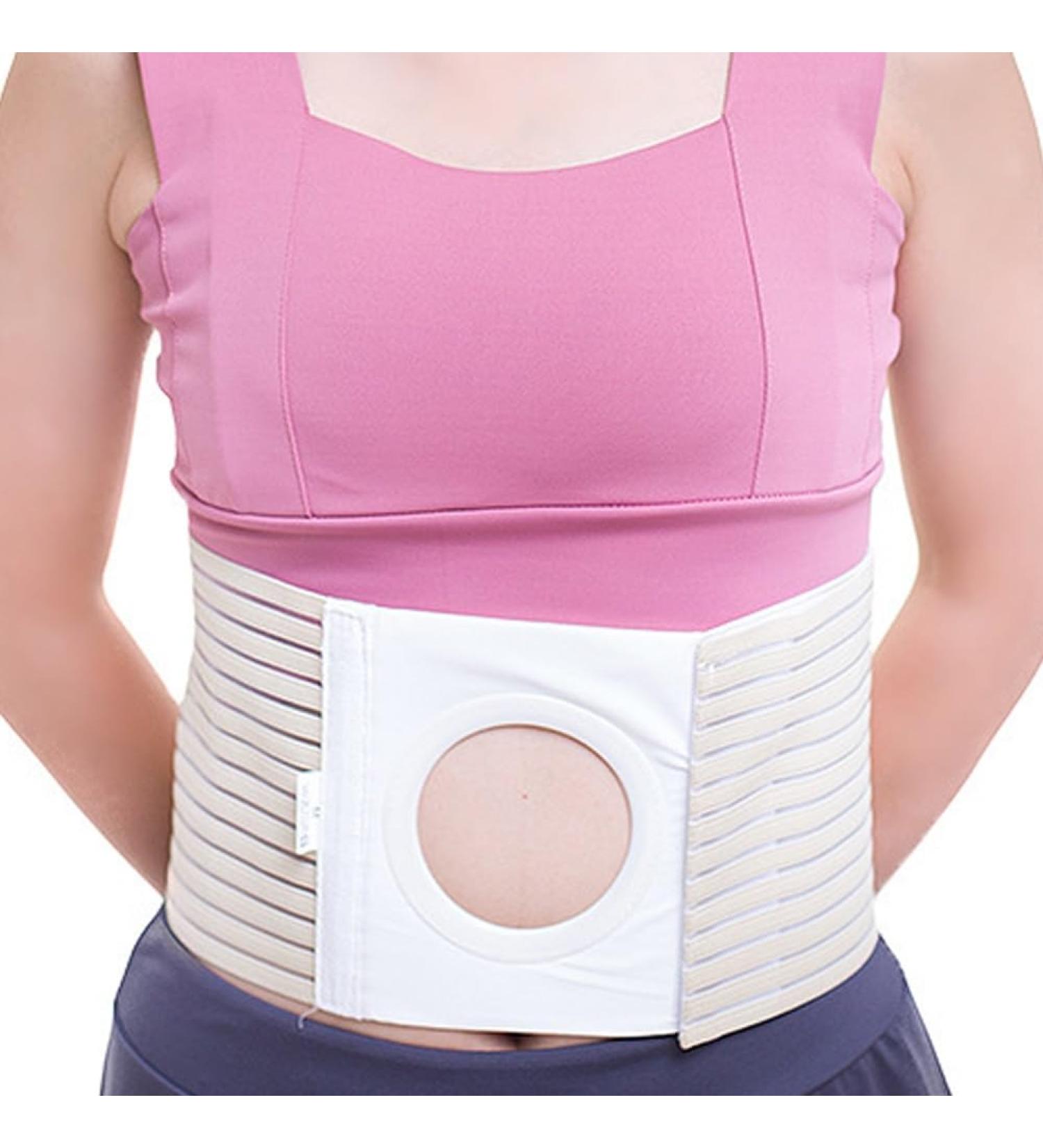 Stoma & Hernia Belt for Women - Grey Skin Color X-Large All Seasons Enhanced Comfort & Protection - Buy Online on GoSupps.com