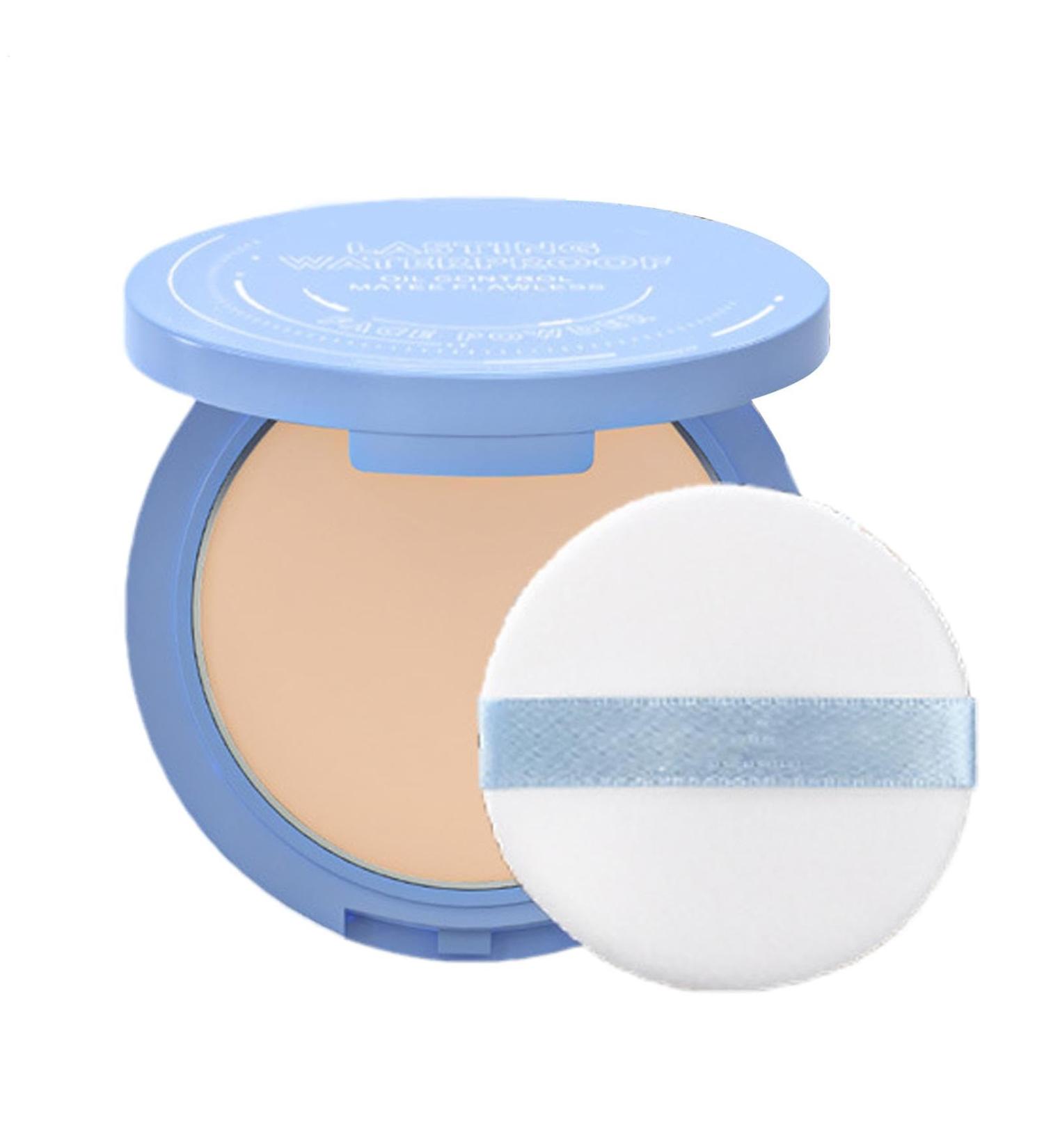 Oil Control Pressed Powder Matte Smooth Setting Powder Waterproof Long-lasting Oil-control Nude Makeup Powder Foundation Base Cosmetics Long Lasting For Setting - Buy Online on GoSupps.com