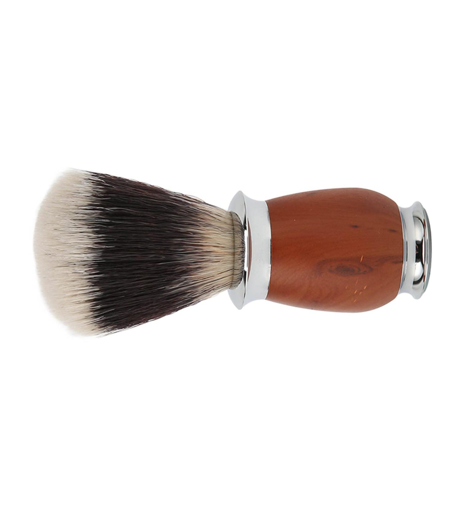 Men's Shaving Brush with Wooden Handle - Soft Nylon Bristles Lightweight for Travel & Salon - Buy Online Worldwide - Buy Online on GoSupps.com