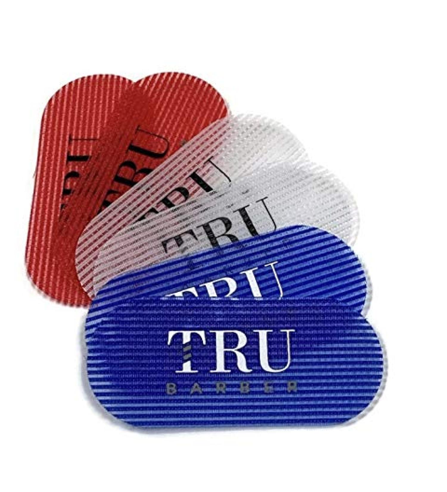 TRU Barber Hair Grippers 3-Pack Bundle - Hair Clips for Styling Men and Women - Salon Quality Hair Holder Grips in Red/White/Blue (6 PCS) - Buy Online on GoSupps.com