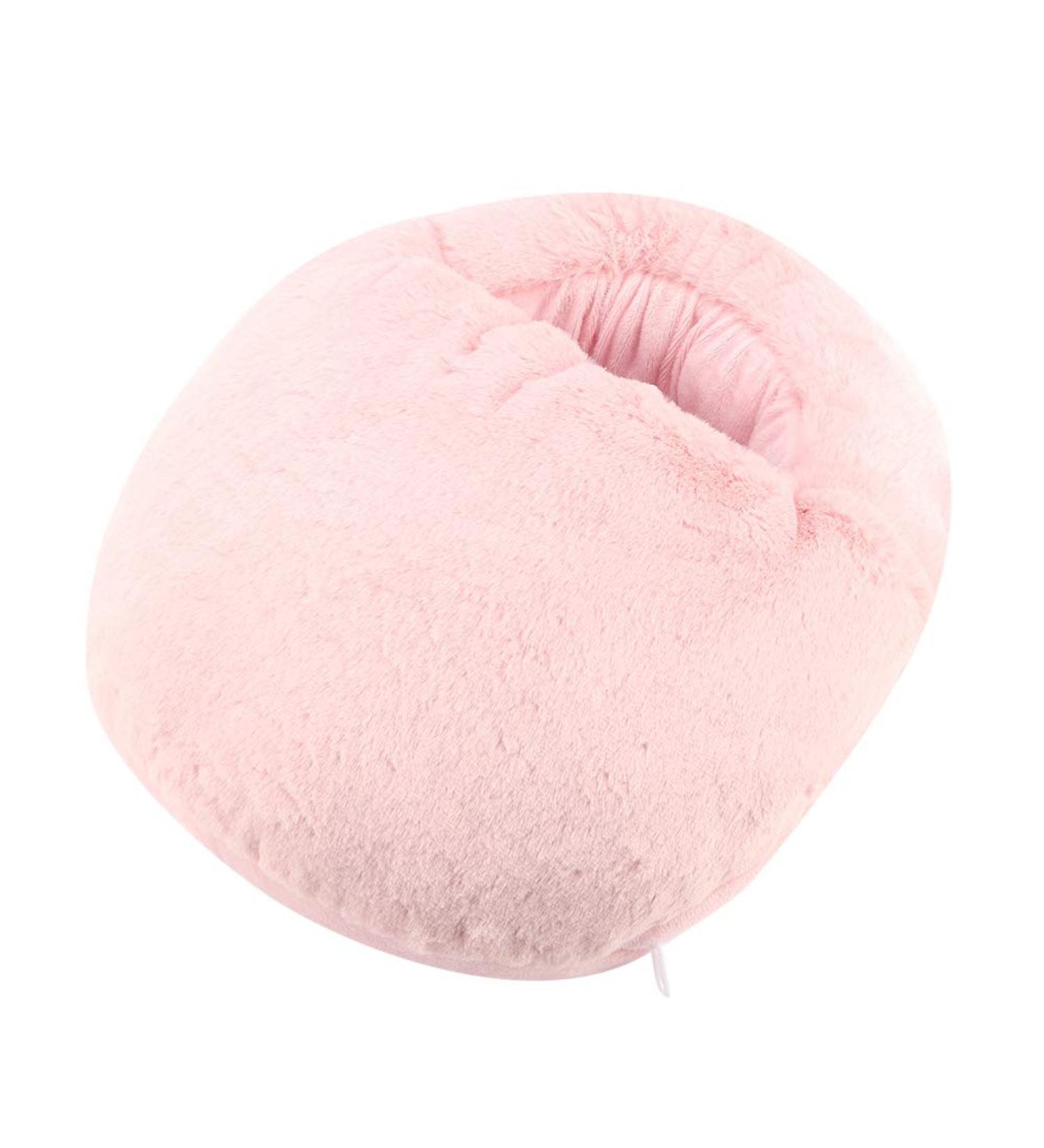 USB Foot Warmer Cushion Electric Heater for Winter - Cozy Slippers in Gray & Pink | Perfect for Office Use - Buy Online on GoSupps.com