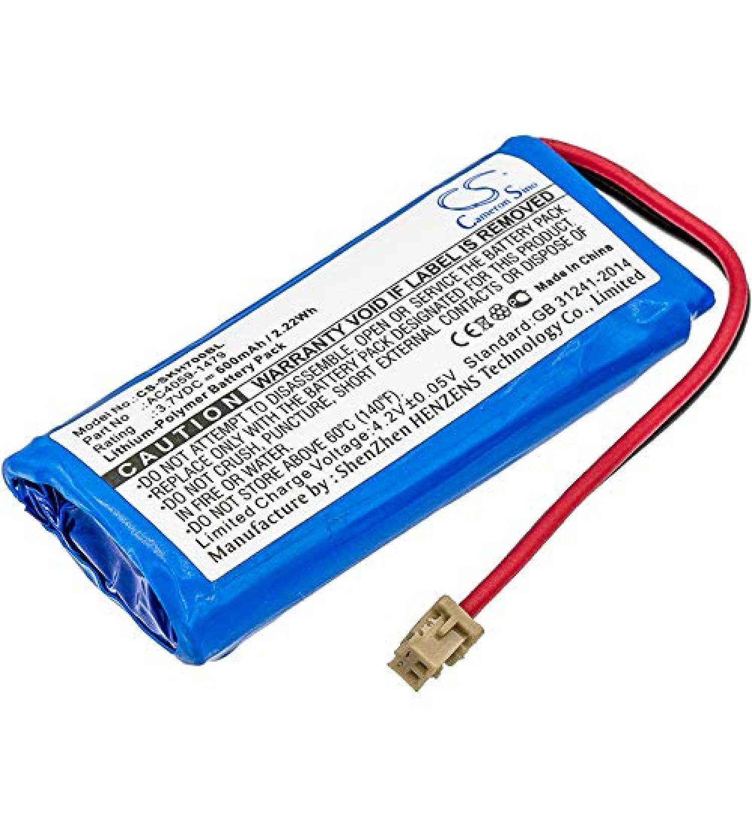 AC4059-1479 600mAh Battery for CHS 7Qi CHS 7XRx CHS 7XiRx CHS 7X CHS 7Xi - 3.7V Compatible Replacement | Fast International Shipping - Buy Online on GoSupps.com