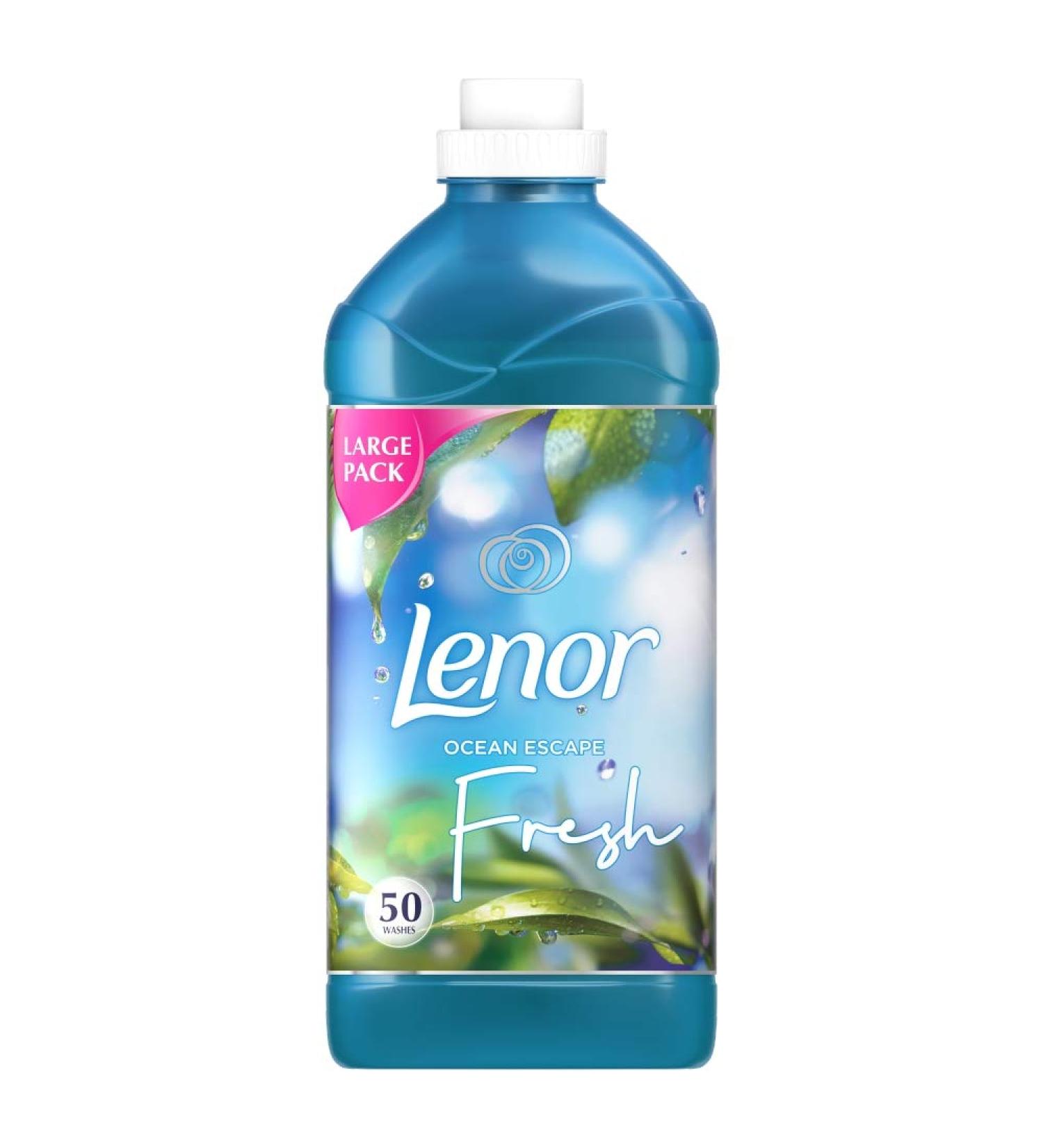 Lenor Fresh Fabric Conditioner Ocean Escape 50 Washes 1.75L Ocean Escape 1.75 l (Pack of 1)