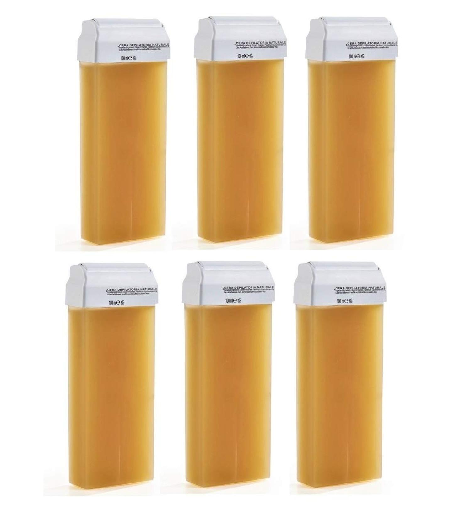  LEOFLA 6 rolls for depilatory waxing on oil-soluble wax with honey flavor - Buy Online on GoSupps.com