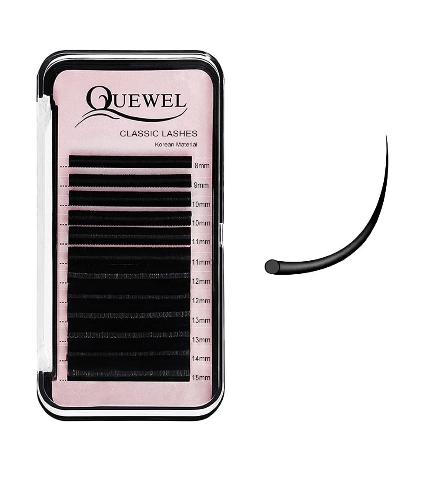 Eyelash Extensions 0.15mm C Curl Mix 8-15mm Matte Black Individual Lashes | Salon Quality Supplies for Flawless Look | Various Thickness Options Available - Buy Online on GoSupps.com
