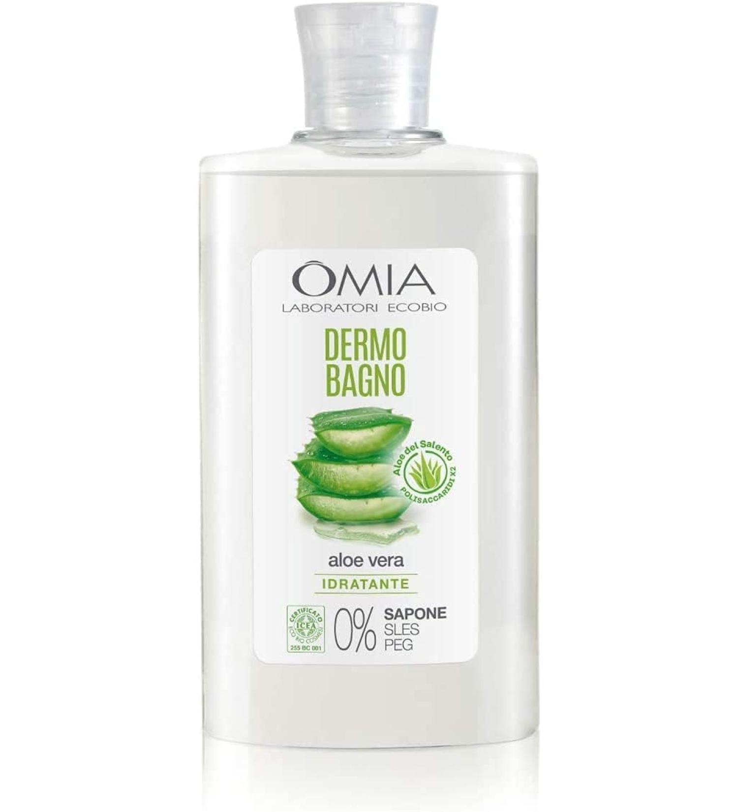 Dermo Bio Eco Bath with Aloe Vera from Salento Gentle and Refreshing Soap Dermatologically Tested Vegan and Nickel Free Formula - (2 x 400 ml Bottles)