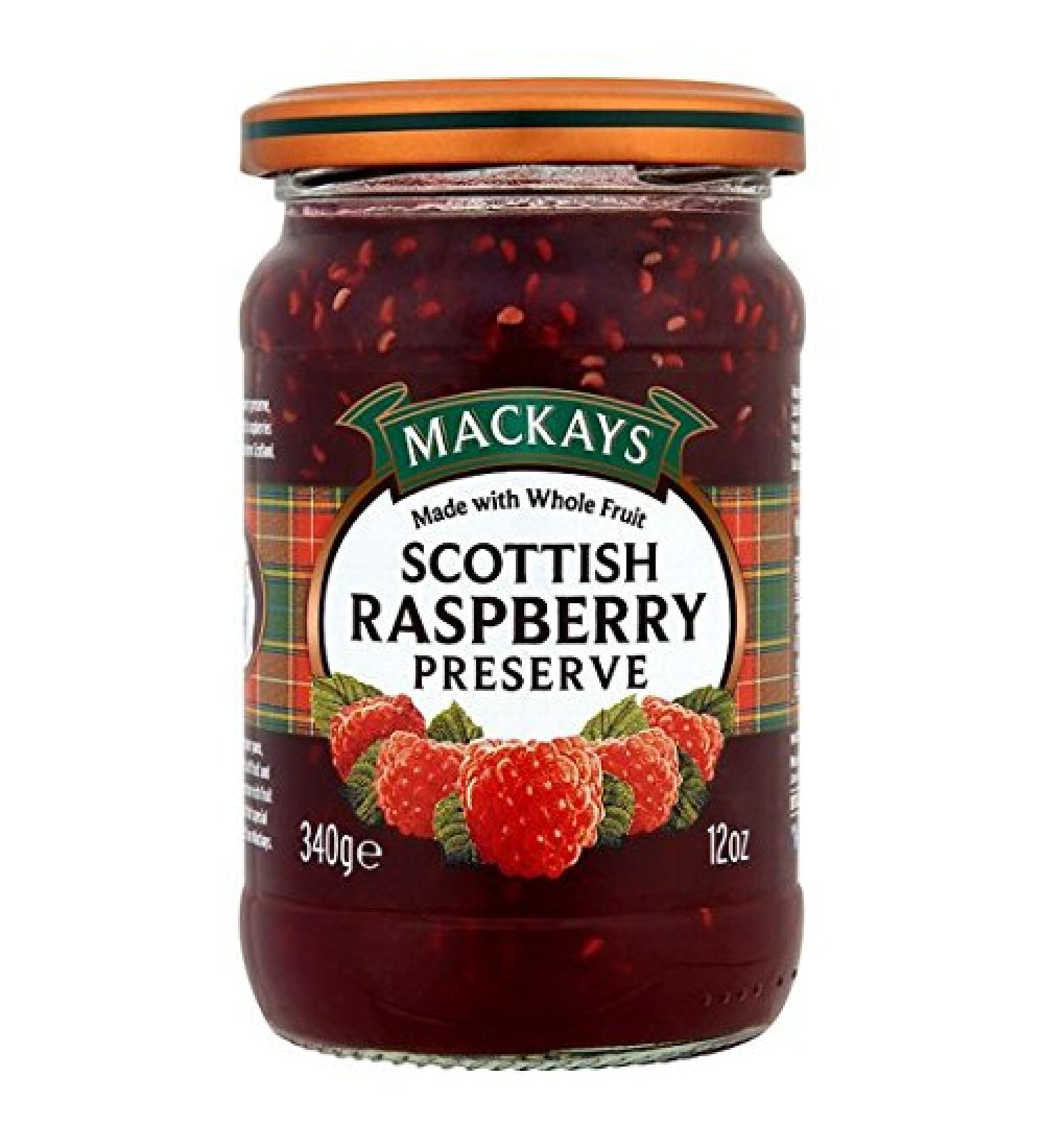 Mackays Scottish Raspberry Preserve 340g