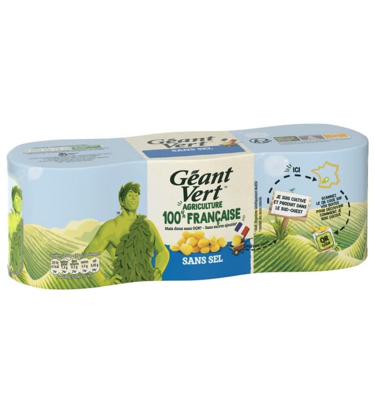 Giant Green Corn without Salt 450 g Set of 4 - Buy Online on GoSupps.com