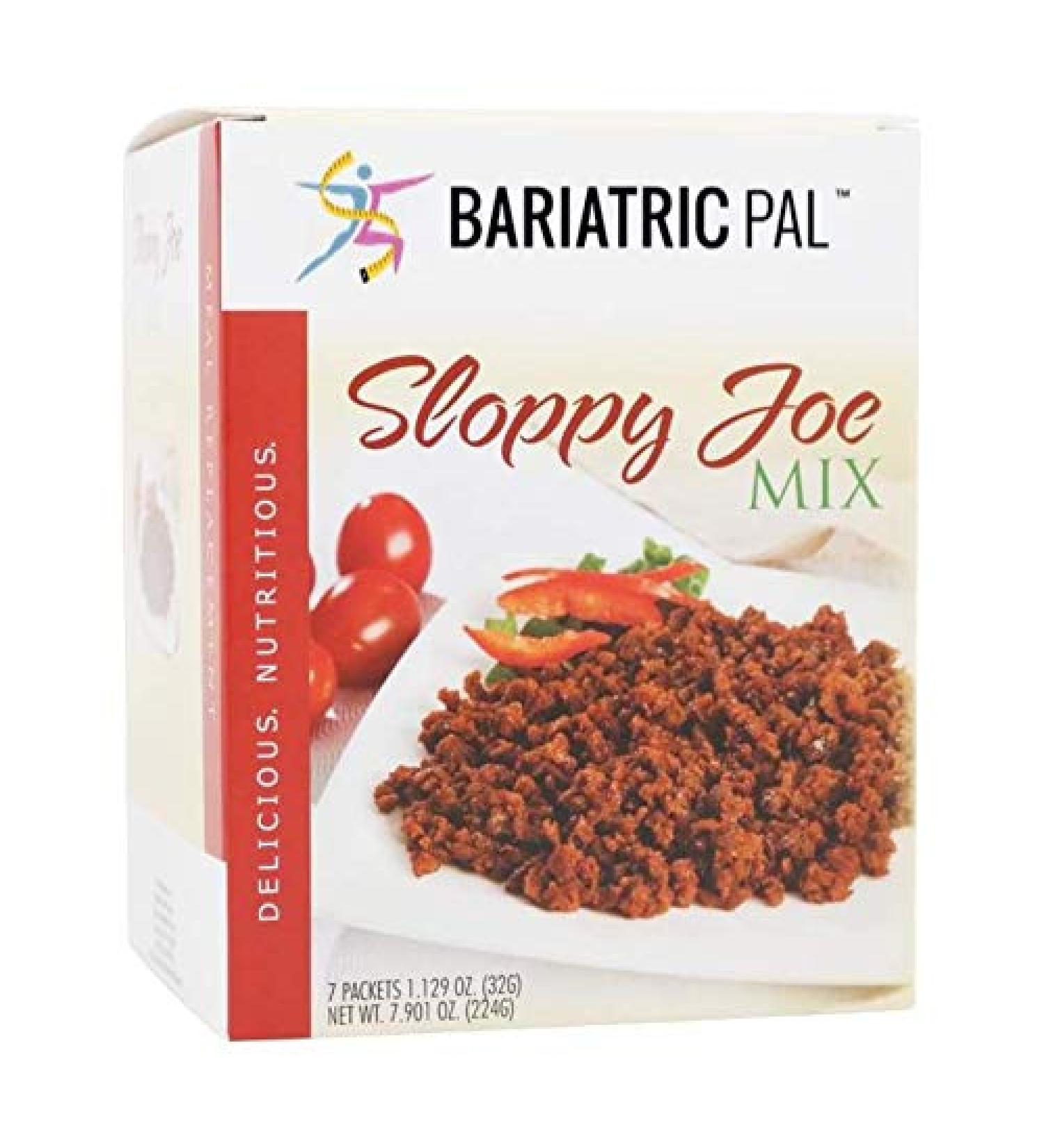 BariatricPal High Protein Sloppy Joe Mix - 7 Count Pack | Bariatric-friendly, Protein-rich Meal Option - Buy Online on GoSupps.com