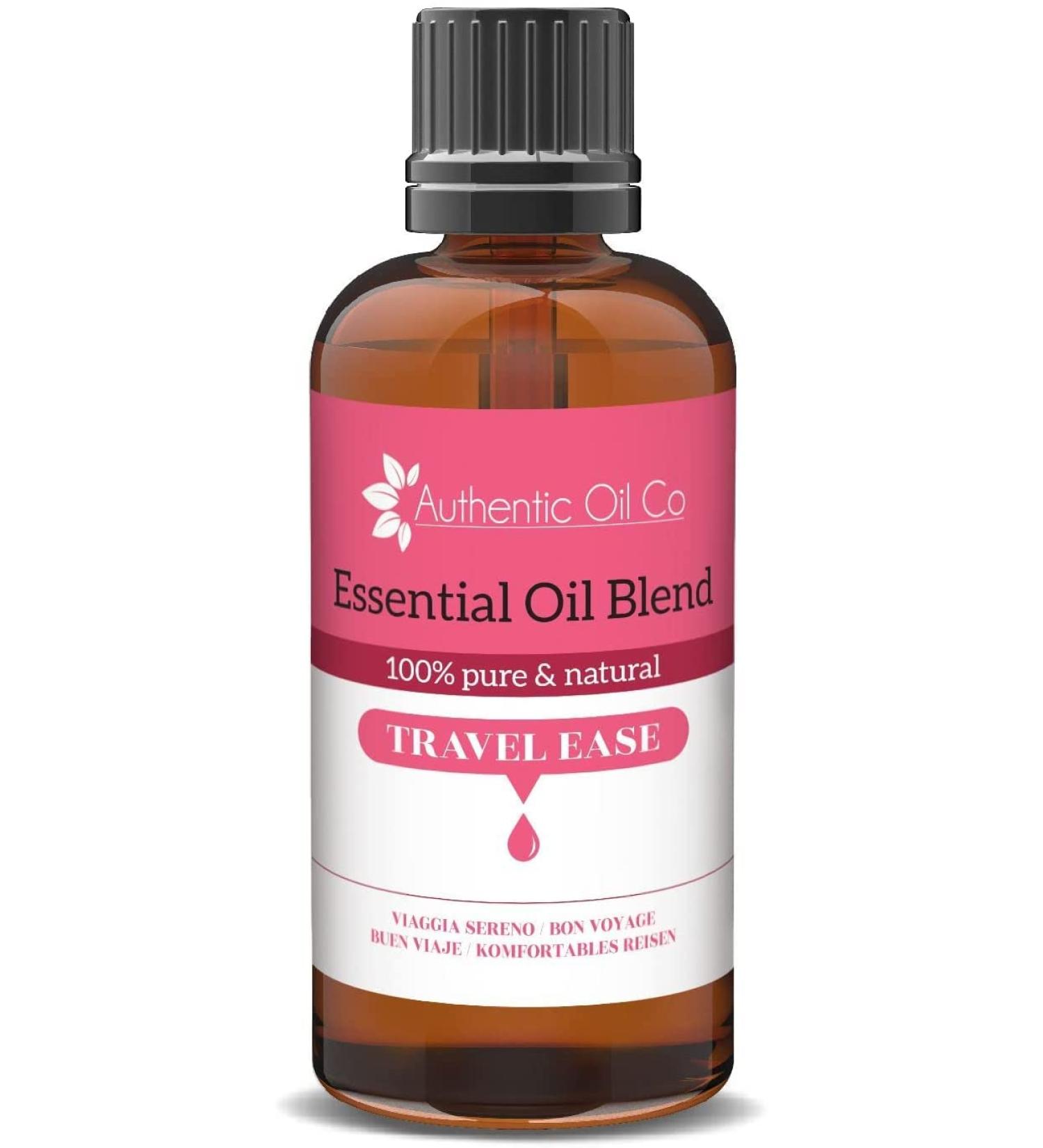 Travel Ease Essential Oil Blend - 100% Natural 100ml 100 ml (Pack of 1)