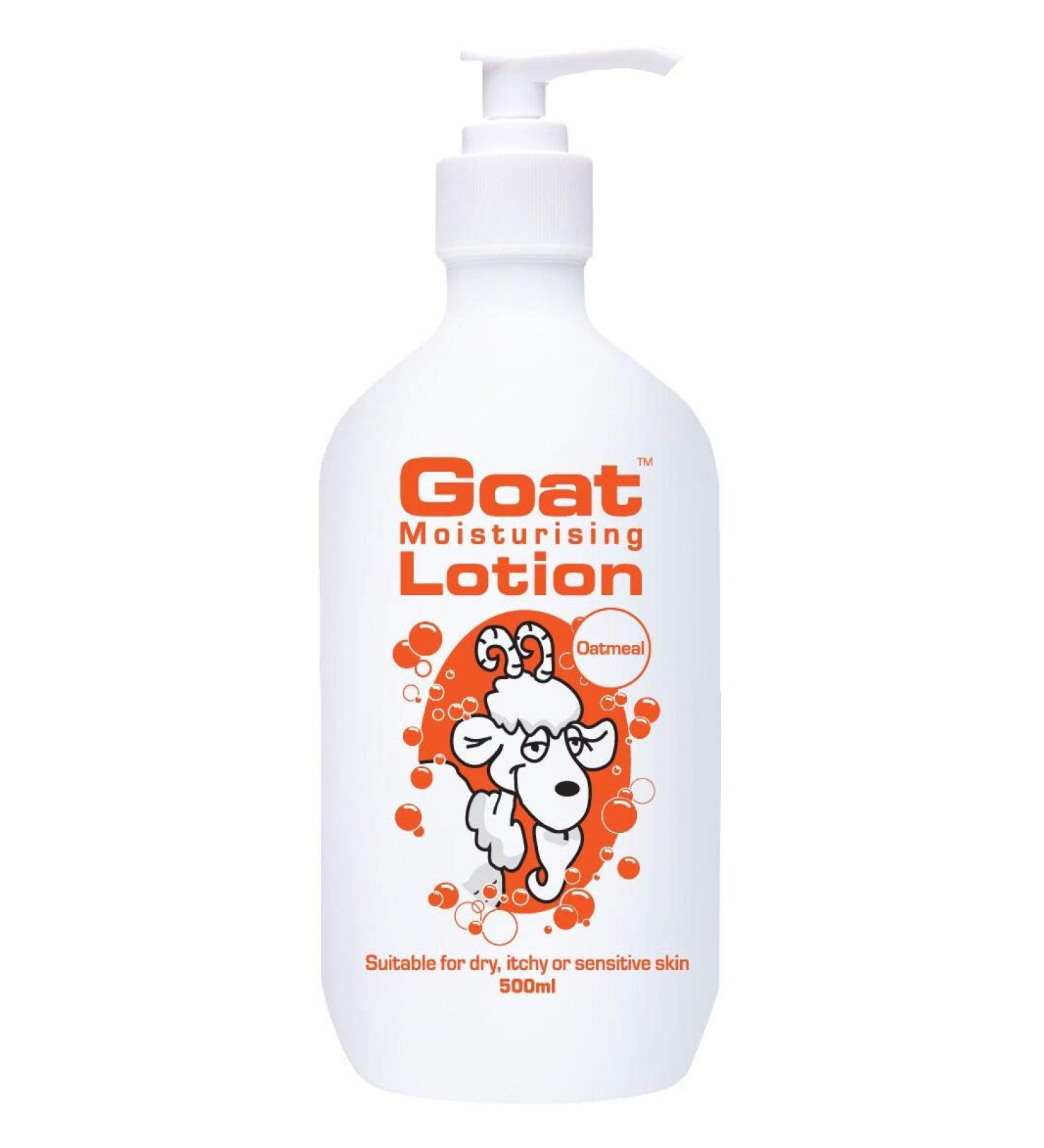 Goat Moisturizing Lotion with Oatmeal 16.9 oz | Hydrating & Nourishing Skincare for All Skin Types International Shipping Available - Buy Online on GoSupps.com