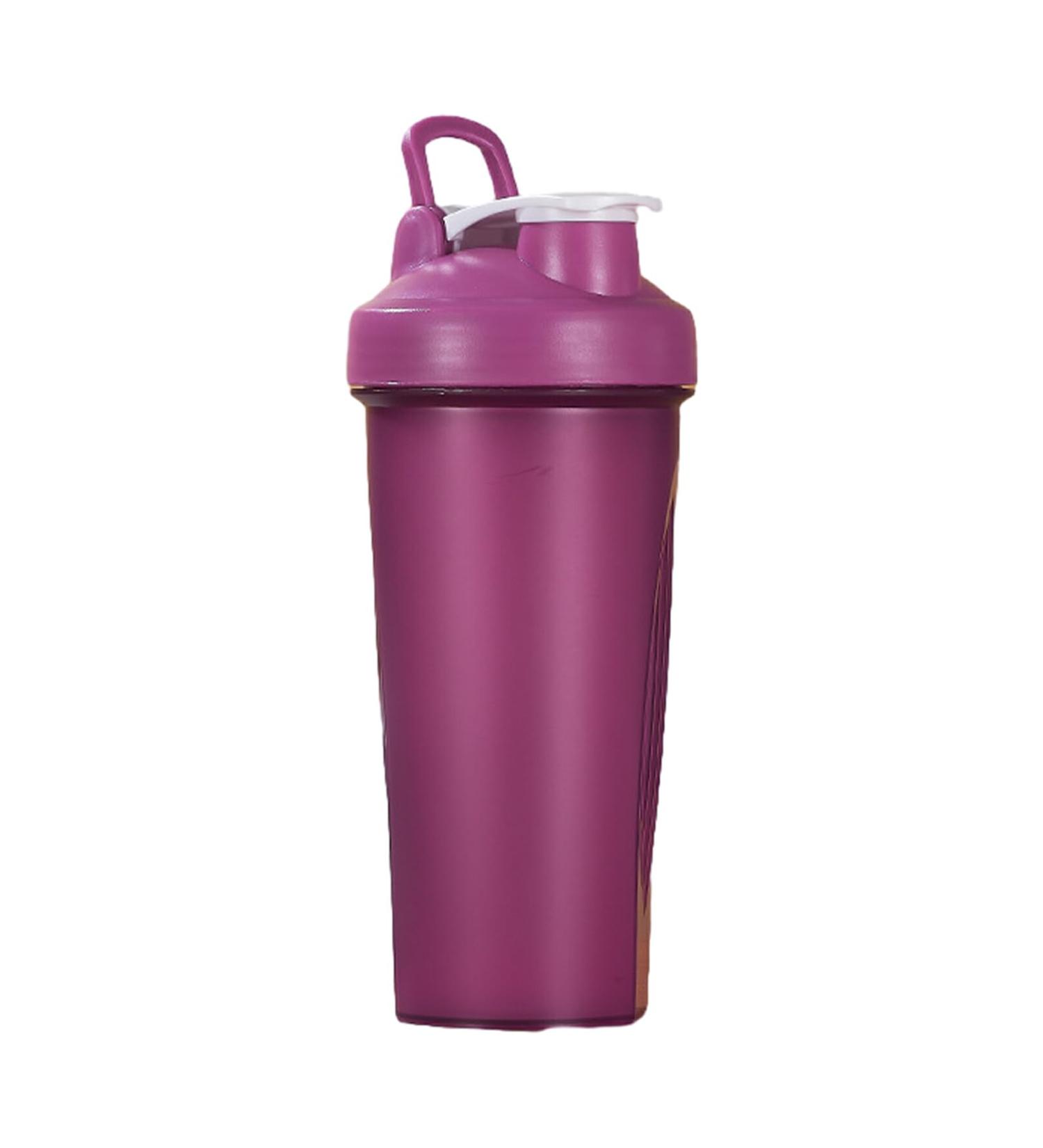 Bouteille Shaker l gante avec Boules Shaker pour Les Amateurs de Fitness Tasse d'eau en Poudre de prot ines Portable PP Violet - Buy Online on GoSupps.com