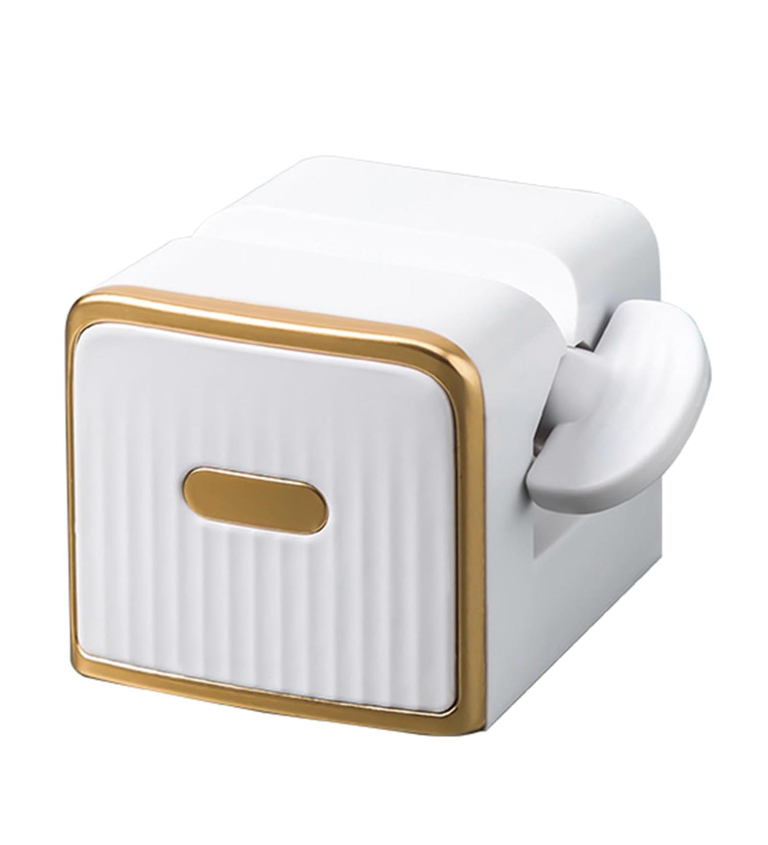 Muloo Convenient Toothpaste Squeezer Wall-Mounted Toothpaste Dispenser Cream Tube Squeezer Plastic Material for Lazy People White - Buy Online on GoSupps.com