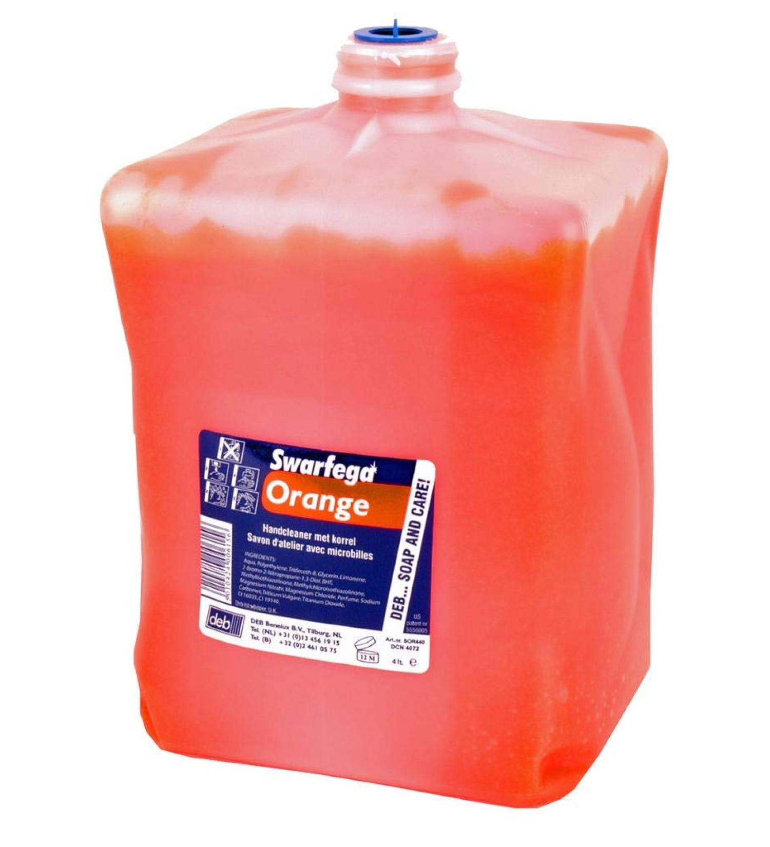 Swarfega Orange Cartridge 4L Barrier Cream Protection Dirt 4 Litre Clean Hands