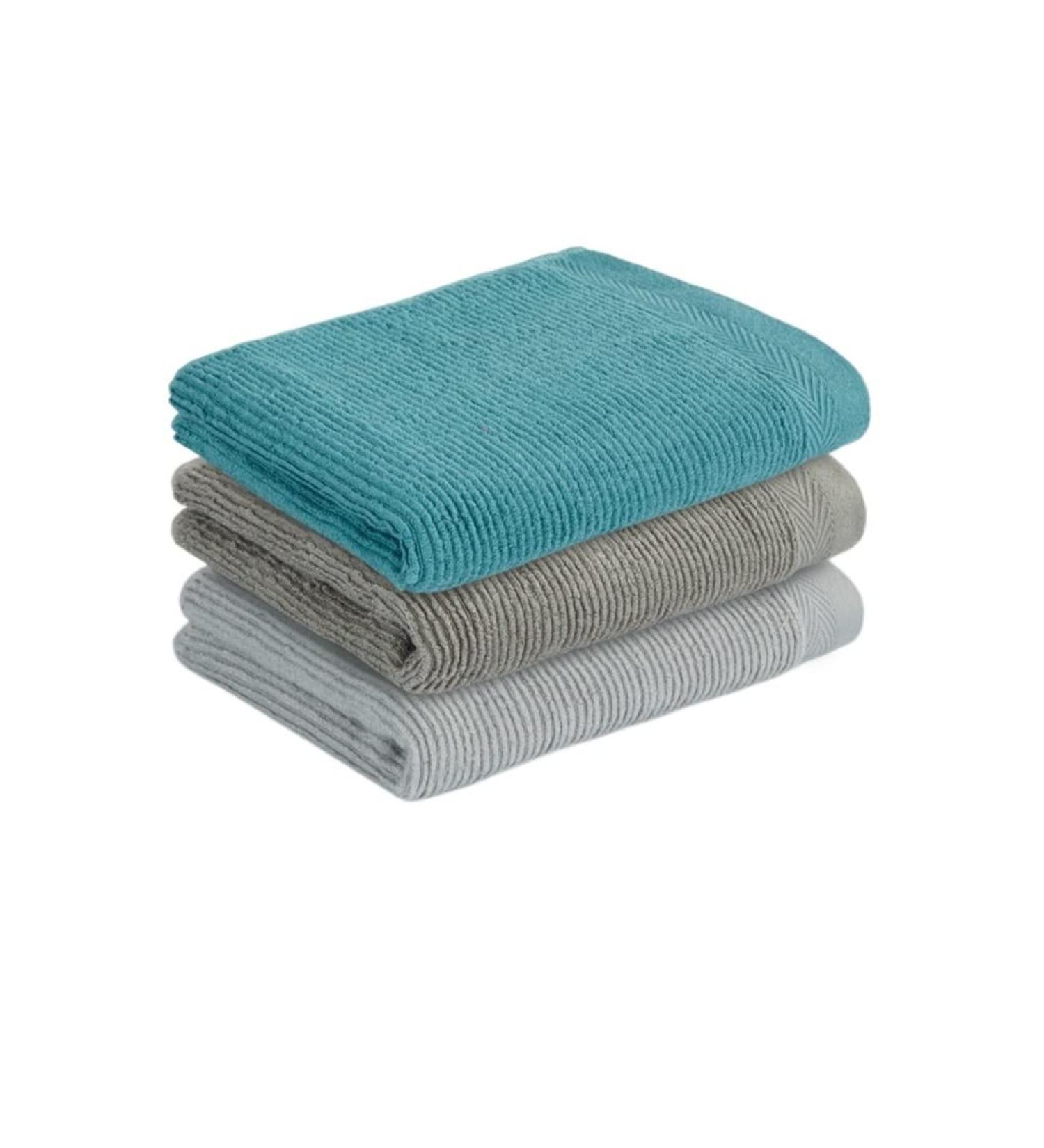 Quick Dry Face Towels 3-Pack | Suction Soft Hair & Bath Towels for Women | 34x75cm - Buy Online on GoSupps.com