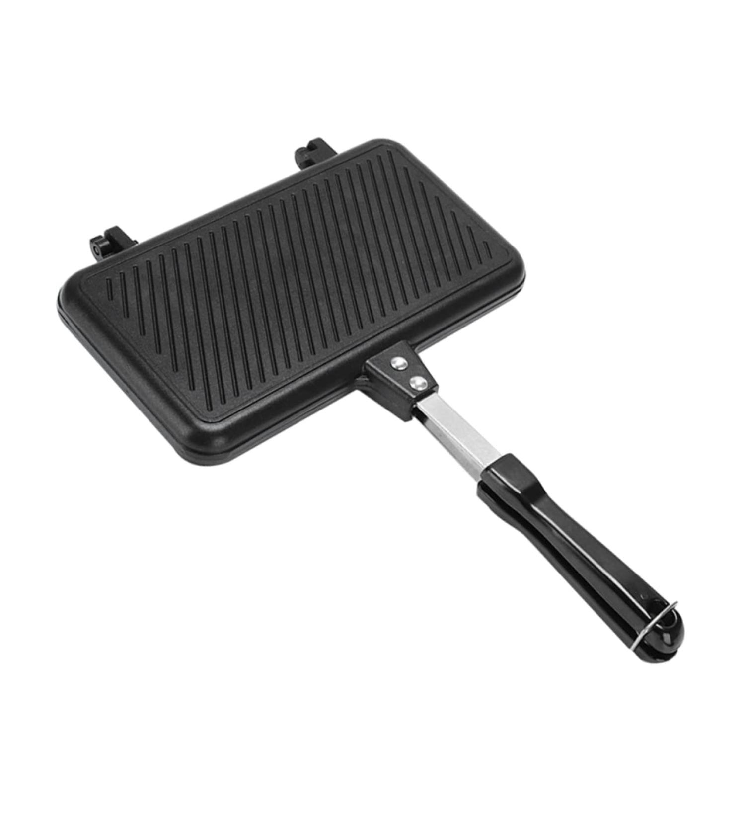 OUNONA Sandwich Pan Waffle Maker Flip Skillet Pan Steak Cake Baking Pans Sandwich Press Grill Comales para Tortillas Induction Frying Pan Flat Aluminum Egg Electric Frying Pan - Buy Online on GoSupps.com