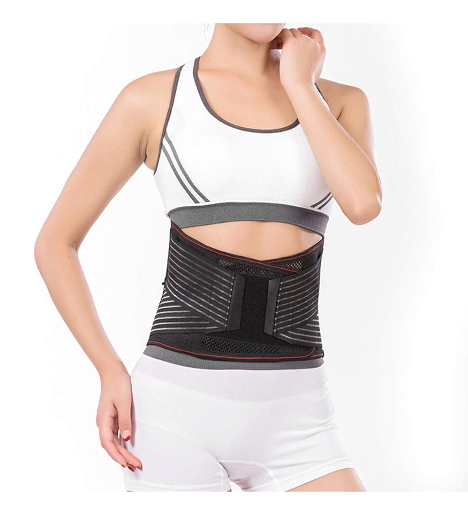 Brrnoo Self-Heating Adjustable Heat Belt for Back & Abdominal Pain Relief | Elastic Waist Trimmer & Kidney Support (L) - International Shipping Available - Buy Online on GoSupps.com