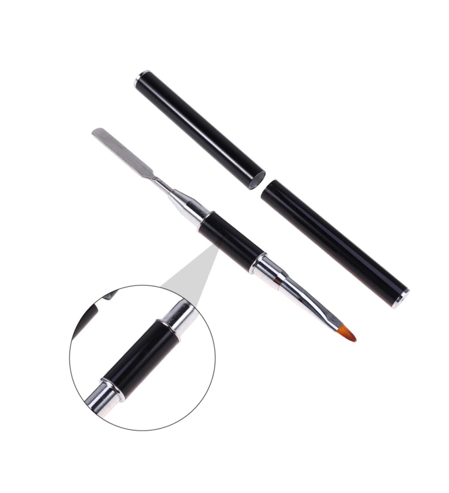 Ipetboom Extended Glue Cream Pen Poly Nail Extension Nail Brush Picker Dual-ended Nail Brush Nail Brush and Picker Dual-ended Poly Extension Brush Nylon Double Head The Brush - Buy Online on GoSupps.com