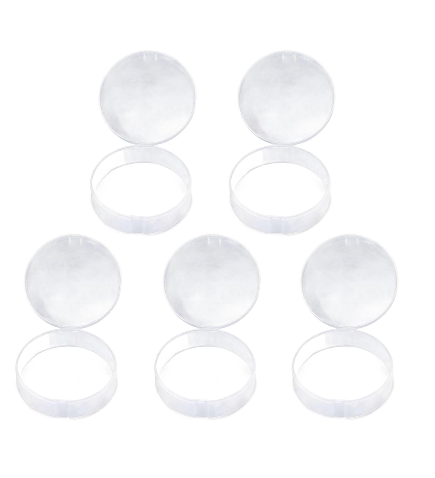 Wnvivi 5pcs Makeup Sponge Storage Box - Portable Clear Cosmetic Organizer for Egg Powder Puff | Travel Case Solution - Buy Online on GoSupps.com