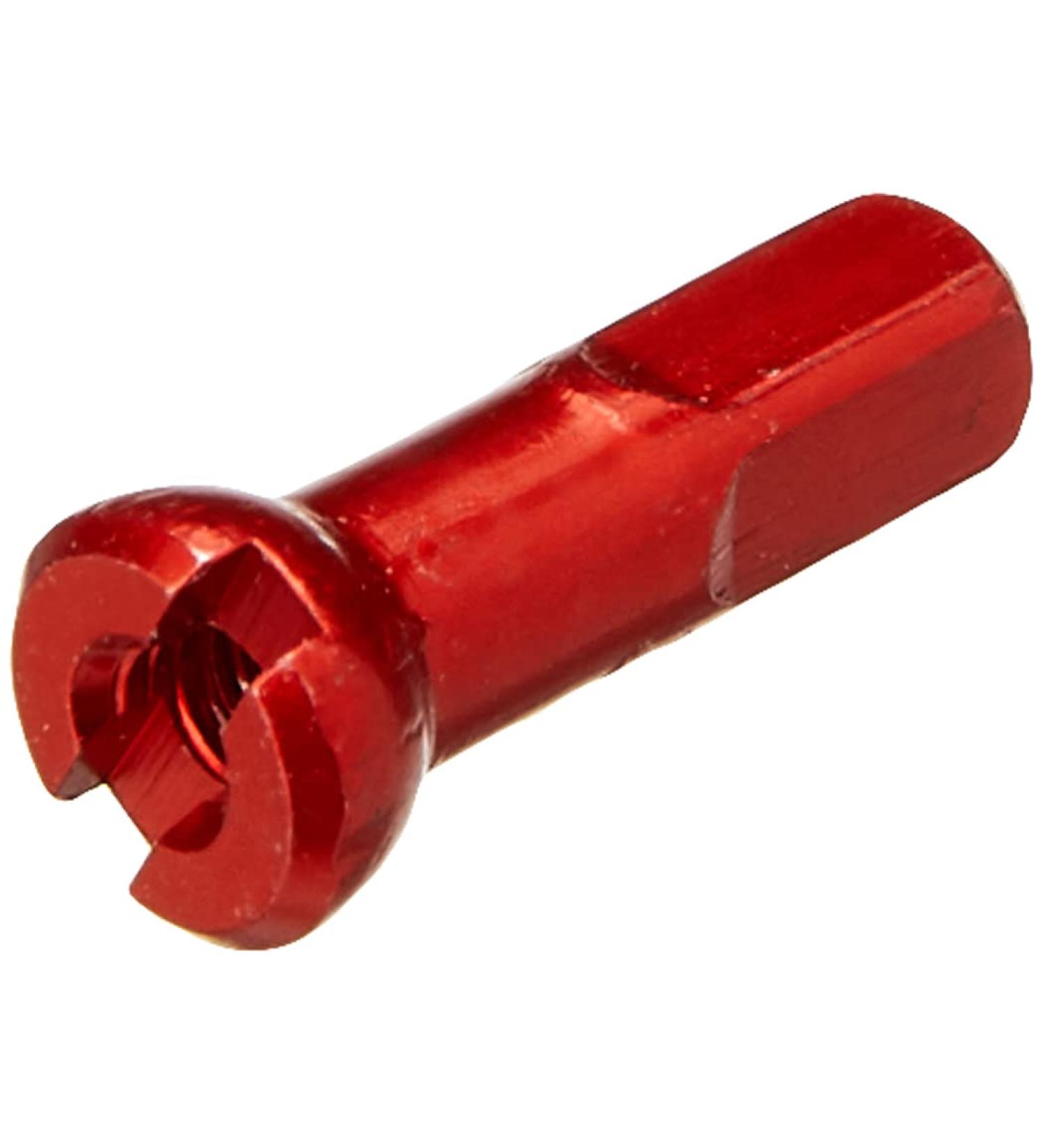 Sapim Polyax Alloy Spoke Nipples 14mm Red - High-Quality Nipples for Wheel Building - Buy Online on GoSupps.com