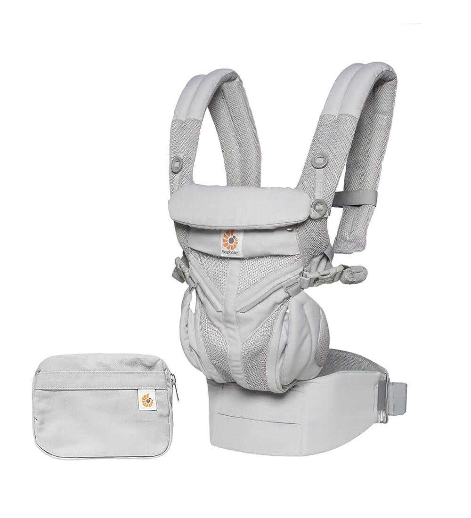 Ergobaby Omni 360 Cool Air Mesh Baby Carrier - Newborn to Toddler 4 Positions Pearl Gray - Ergonomic & Comfortable Carrier - Buy Online on GoSupps.com