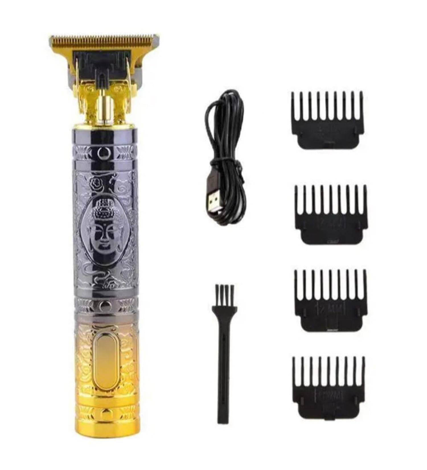 Buy Electric Haircutter for Men - Black Gold USB Clipper | Multifunctional Barber Head Shaver - Fast International Shipping - Buy Online on GoSupps.com
