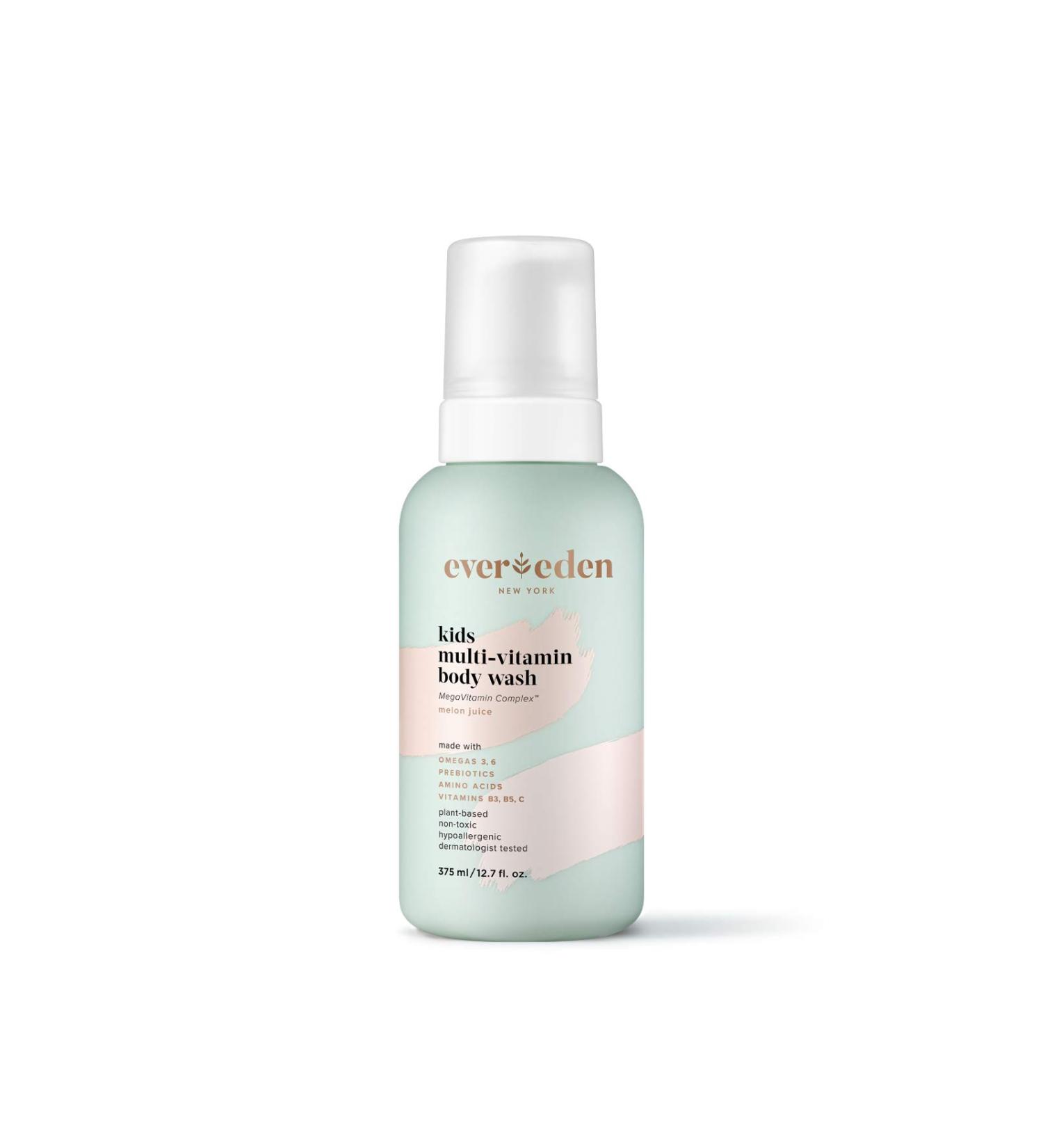 Evereden Kids Body Wash - Melon Juice 12.7 fl oz | Plant-Based, Natural & Non-Toxic Skin Care for Kids - Buy Online on GoSupps.com