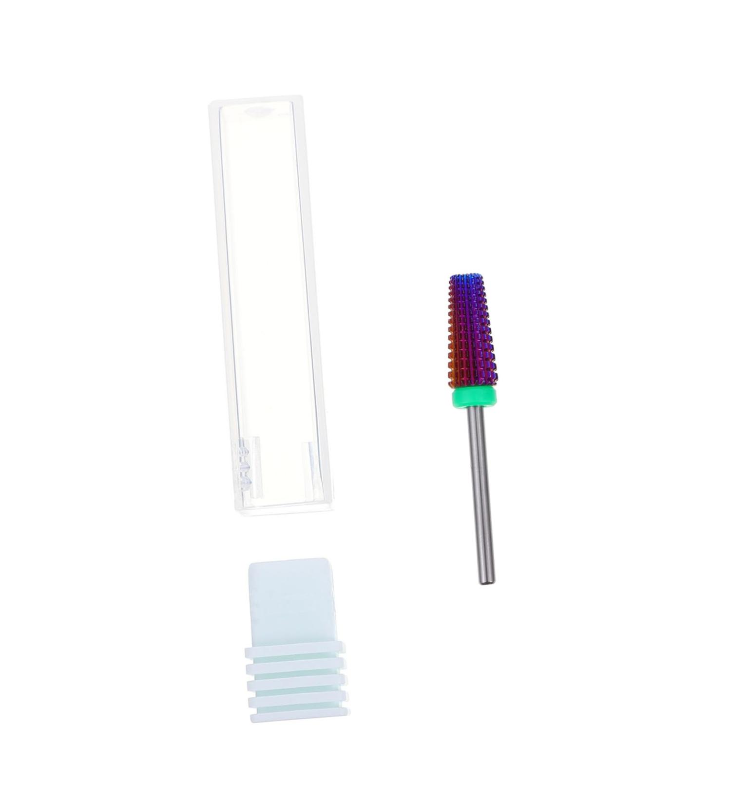 Ipetboom Faux Nails 1pc Nail Polisher Purple Alloy Manicure Nail Drill Artificial Nails - Buy Online on GoSupps.com