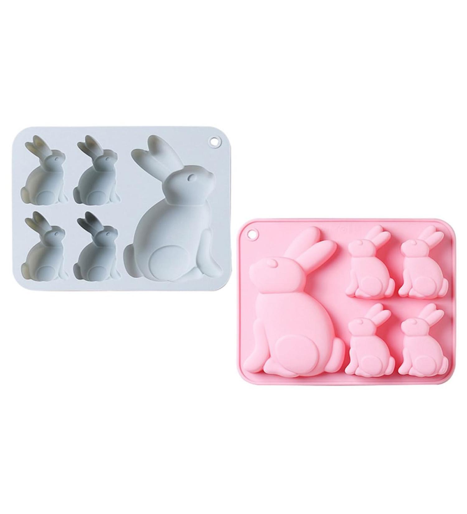 PRETYZOOM 2pcs Easter Cake Mold Easter Bunny Cake Mould Bunny Candy Mold Easter Chocolate Molds Silicone Bakery Easter Decor Easter Baking Molds 3D Silica Gel Bakeware Baking Supplies - Buy Online on GoSupps.com