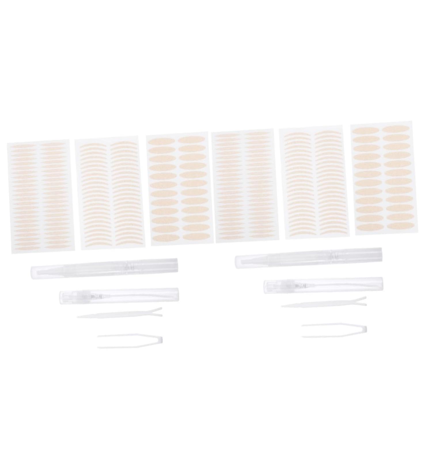 FOMIYES 2 Sets Double Eyelid Sticker Boob Tape Double Sided Eye Lift Strips Creative Invisible Eyelid Tape 3.5x2.4x0.1cmx2pcs Blackx2pcs - Buy Online on GoSupps.com