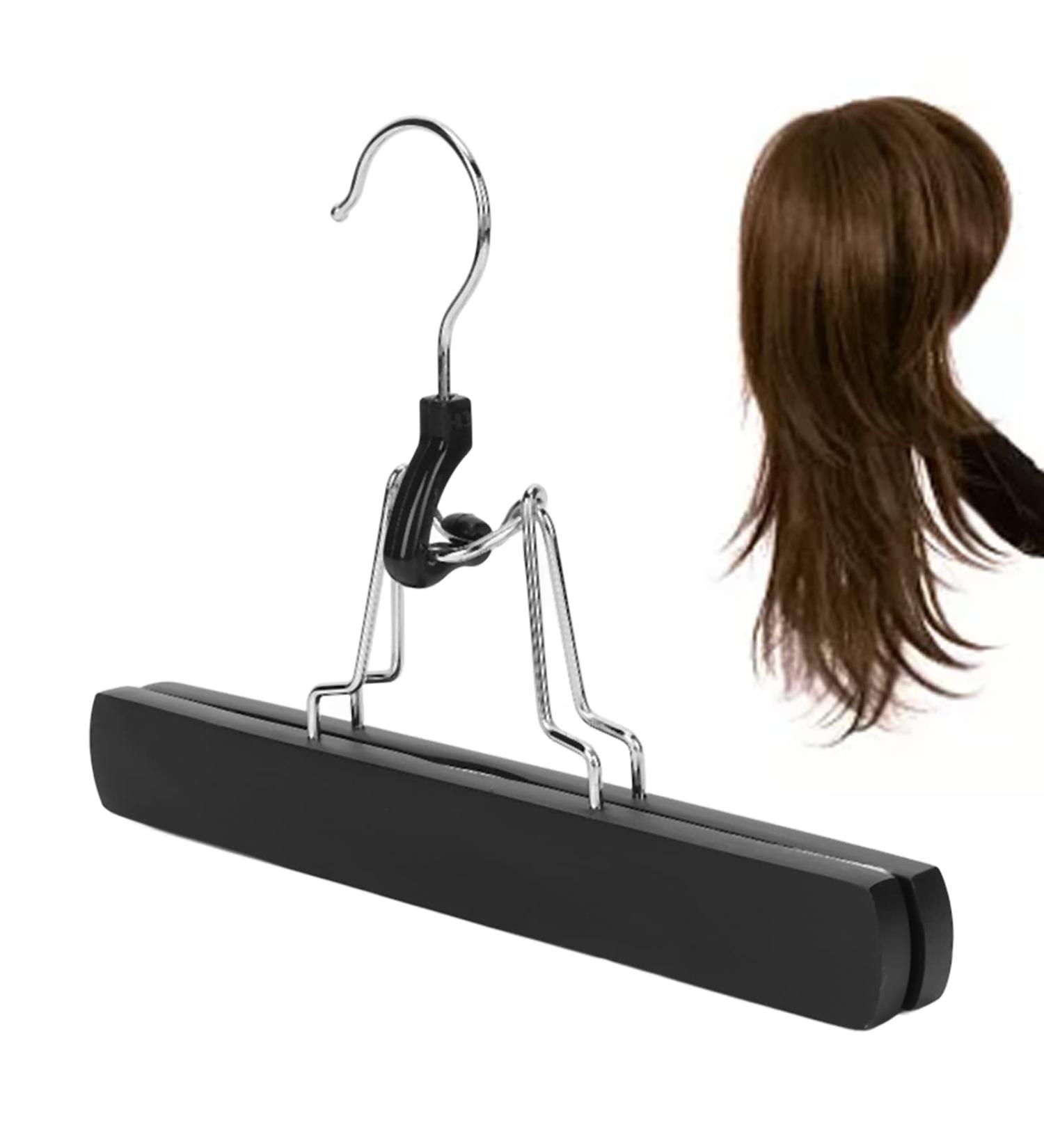 Hair Extension Holder Wig Hanger Holder Suit Hanger Hair Extensions Clip for Hairpiece Human Hair Hair Extensions Bag Store Hair - Buy Online on GoSupps.com