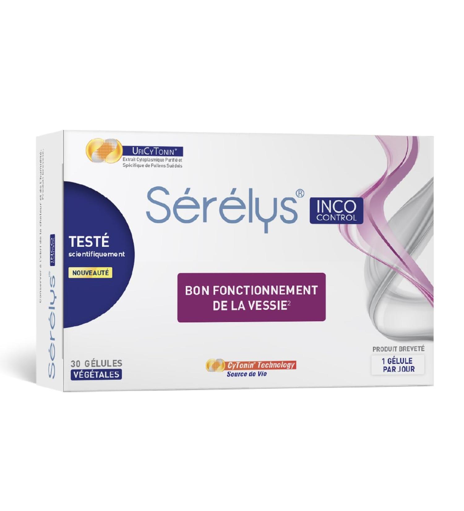 Serelys INCOCONTROL Dietary supplement based on cytoplasmic pollen extract pumpkin seed extract that contributes to the proper focus of the bladder and vitamin E - 30 gel. 1 month - Buy Online on GoSupps.com