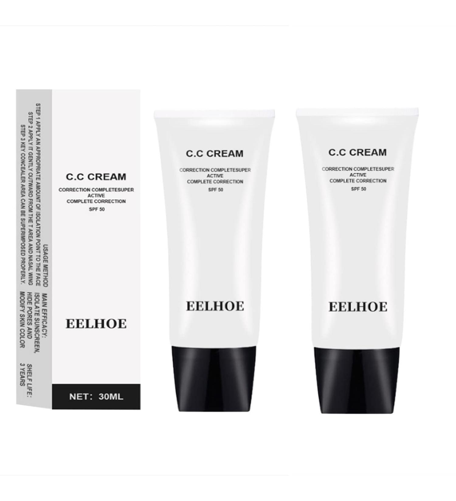 Mayace 2 Pcs CC Cream for Mature Skin - SPF 50, Color Correcting, Natural Tone Adjusting - 2 x 30 ML - Buy Online on GoSupps.com