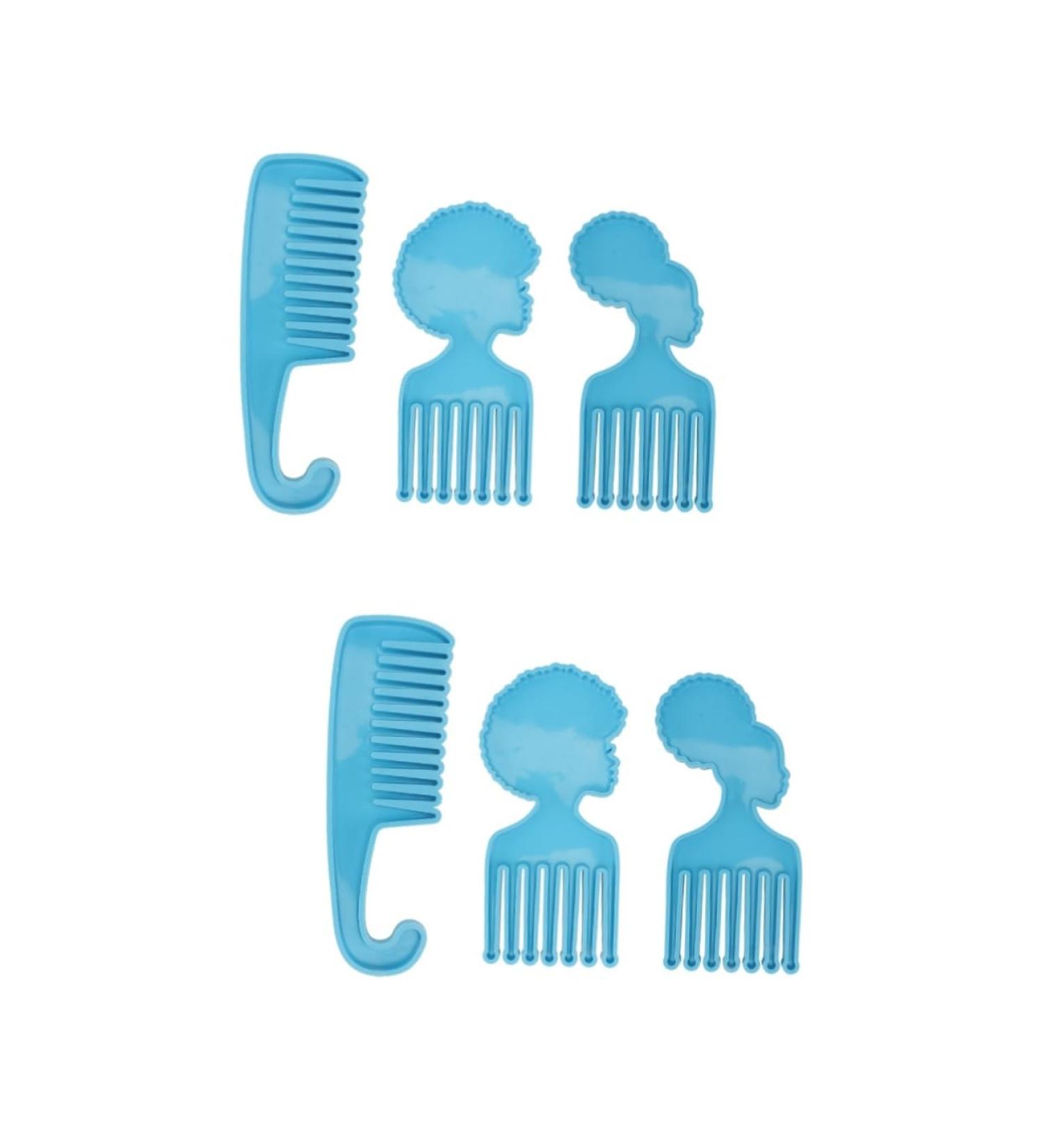 DIYEAH 6 Pcs Comb Silicone Mold Dessert Molds Comb Mold DIY Comb Silicone Molds Combs for Women Comb Resin Molds Manual DIY Mold Creative Silicone Mould Modeling Hair Comb Accessories - Buy Online on GoSupps.com