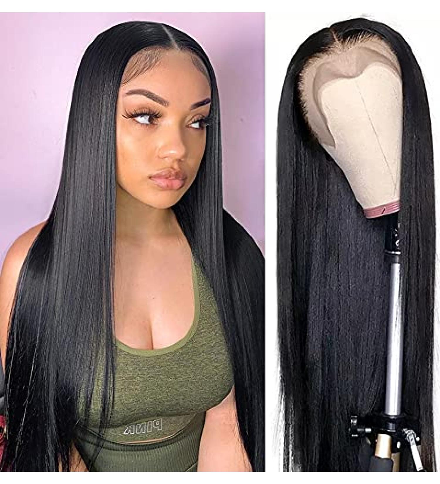 AILIF 20 Inch Lace Front Human Hair Wig | 150% Density Brazilian Virgin Hair | Natural Color for Black Women - Buy Online on GoSupps.com
