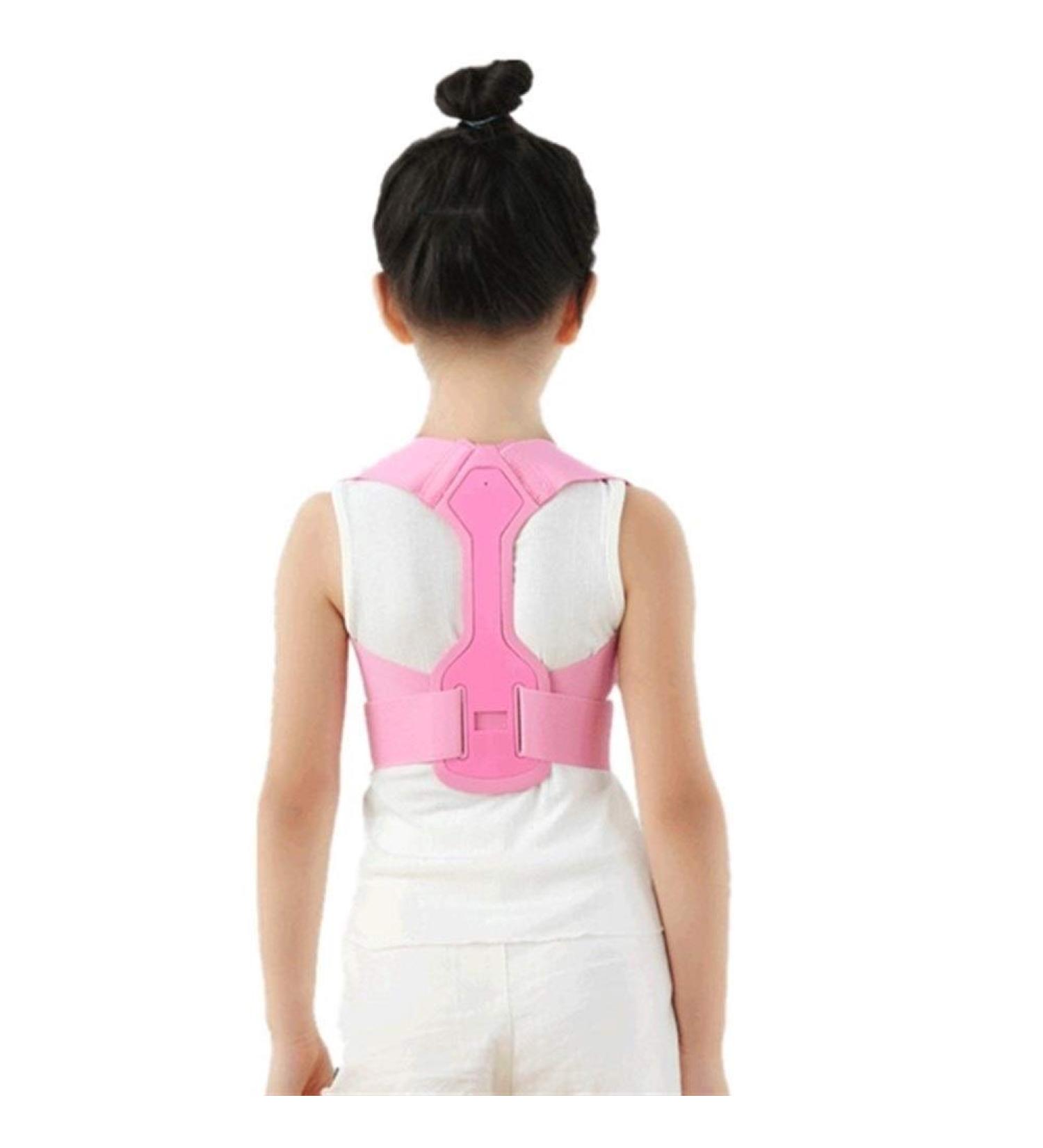 Children Kid Shoulder Back Brace Support Adjustable Magnetic Posture Corrector Spine Lumbar Support Brace Belt (Color : Blue Size : Small) (Blue Small) (Small) - Buy Online on GoSupps.com