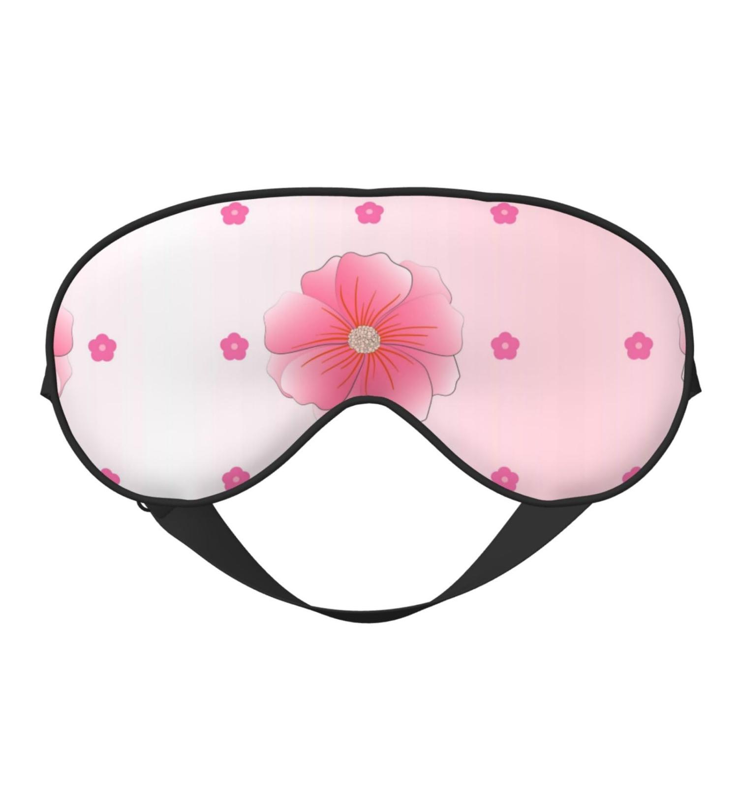 Blooming Carnations Eye Mask | Soft Adjustable Sleep Mask for Men & Women | Nighttime Comfort - Buy Online on GoSupps.com