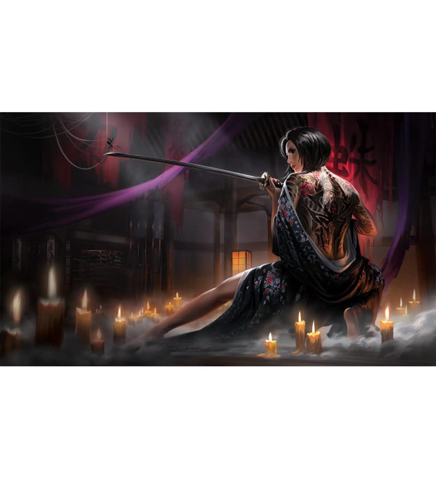 Fantasy North Spider TCG Playmat and Mouse Pad - 24x14 inches - Buy Online on GoSupps.com