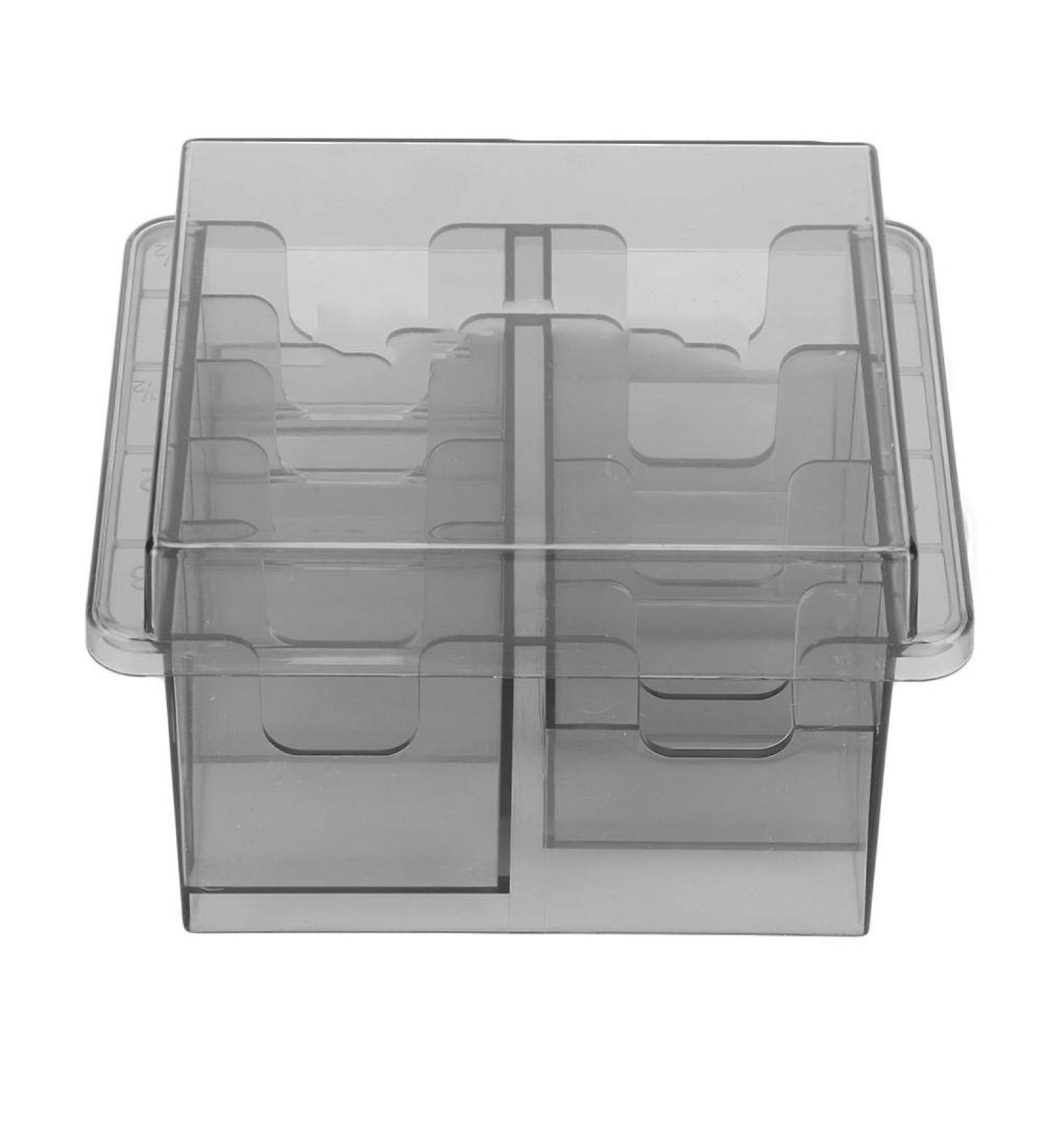 Haircutting Limit Comb Storage Box Transparent Grey Plastic Hair Clipper Guide Combs Accessories Holder - Buy Online on GoSupps.com