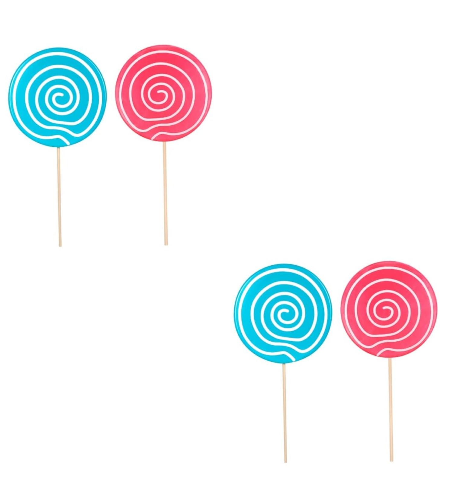 Ciieeo 4 Pcs Lollipop Props Creative Photo Prop Scene Lollipop Ornament Kids Photo Props Giant Balloons Photography Prop Baby Toys Girls Decor Child Big Lollipop Wood Autumn As Shownx2pcs 41X19.5X1.5CMx2pcs - Buy Online on GoSupps.com