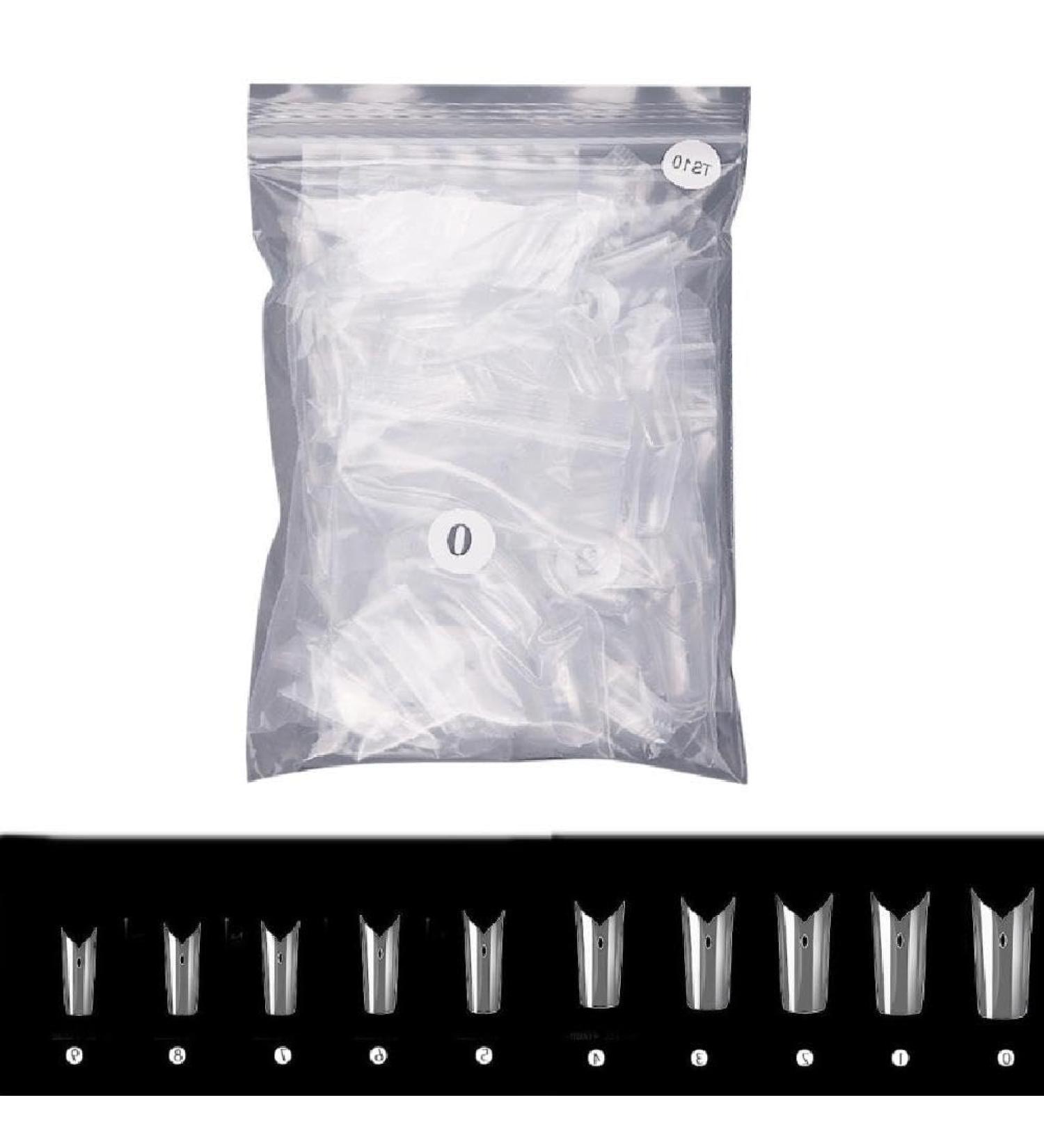 500Pieces Fake Nails Hollow Nail Tip Press On Nails Artificial Nails Full Cover Resin Fake Nails for Women Girls Nail Decorations Nail Accessories Manicure Tools DIY Nail Art - Buy Online on GoSupps.com