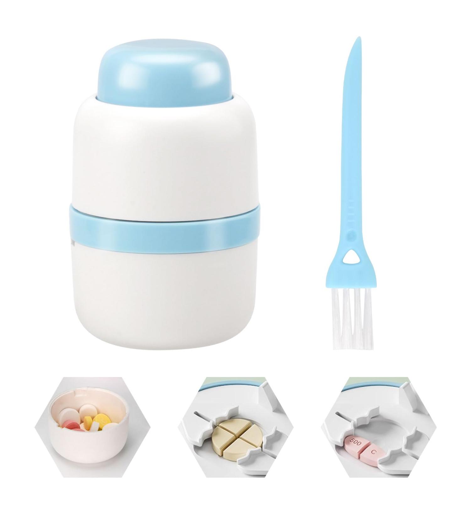 Coupe comprim S parateur de Comprim s Coupe medicaments Portable m dicaments multifonctionnel 1 divis en 2 1 divis en 4 S parateur De Pilules Coupe-pilules Pour Petits broyeur et rangement - Buy Online on GoSupps.com